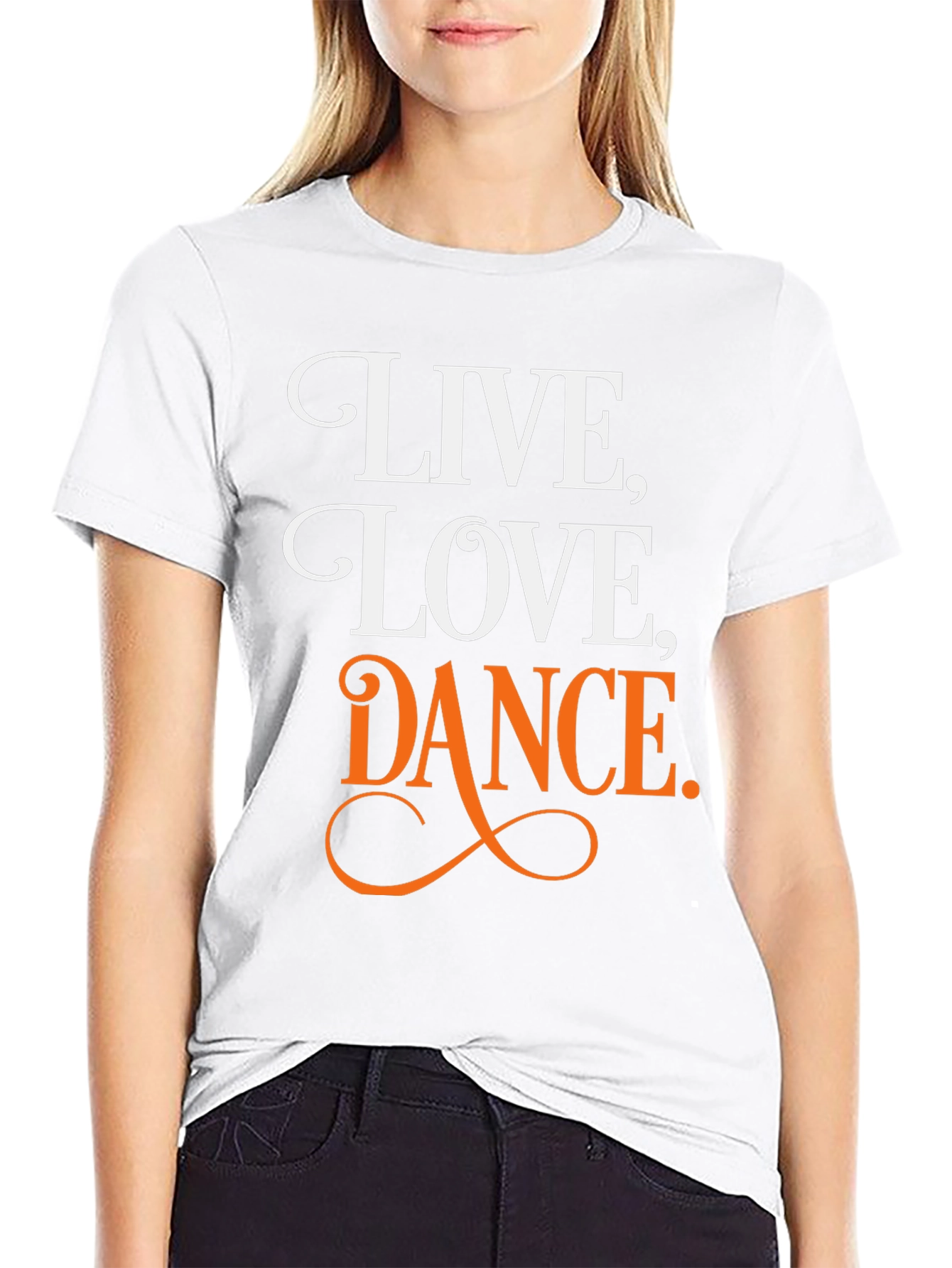 Live Love Dance Graphic Tee - Black T-Shirt