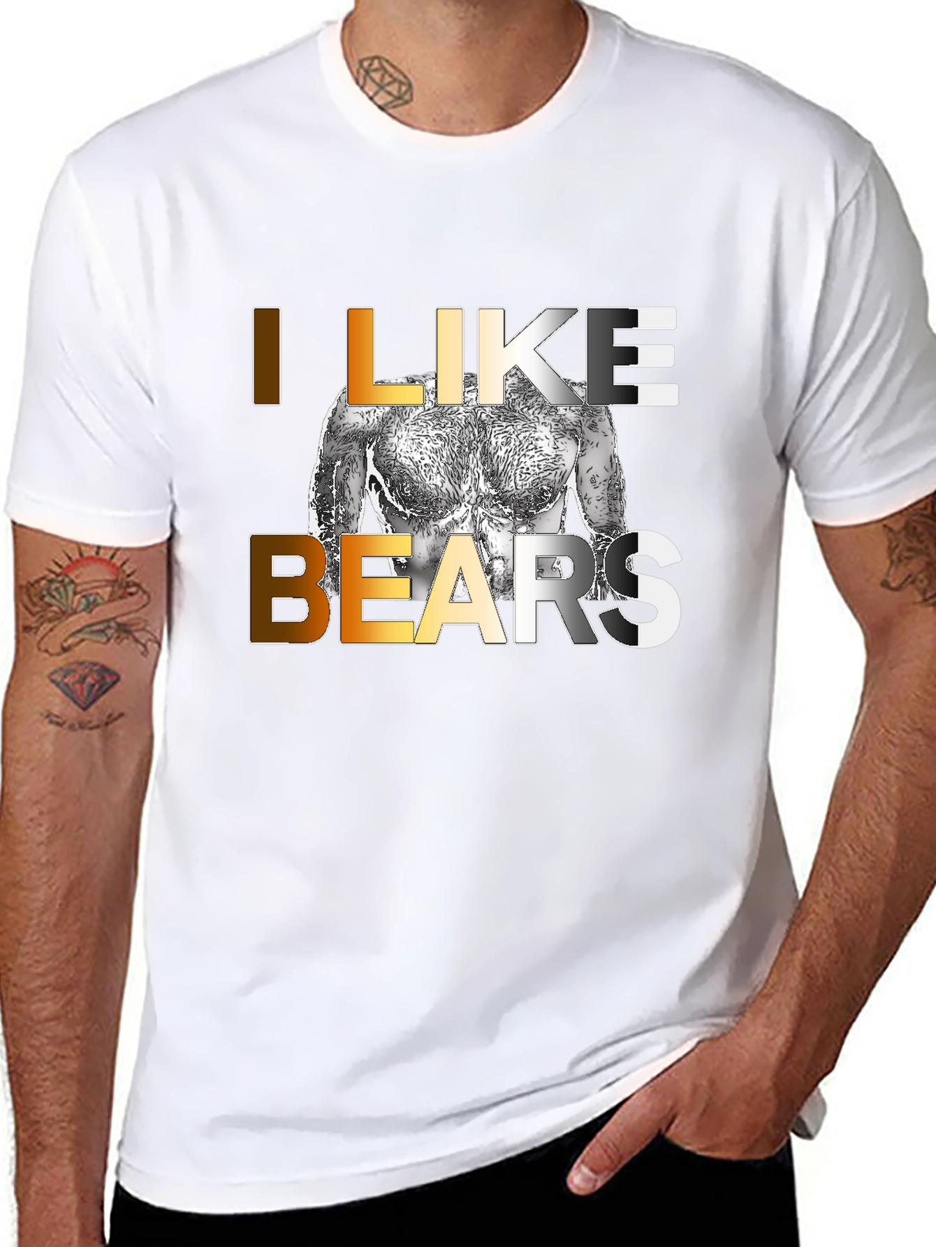 I Like Bears Graphic T-Shirt