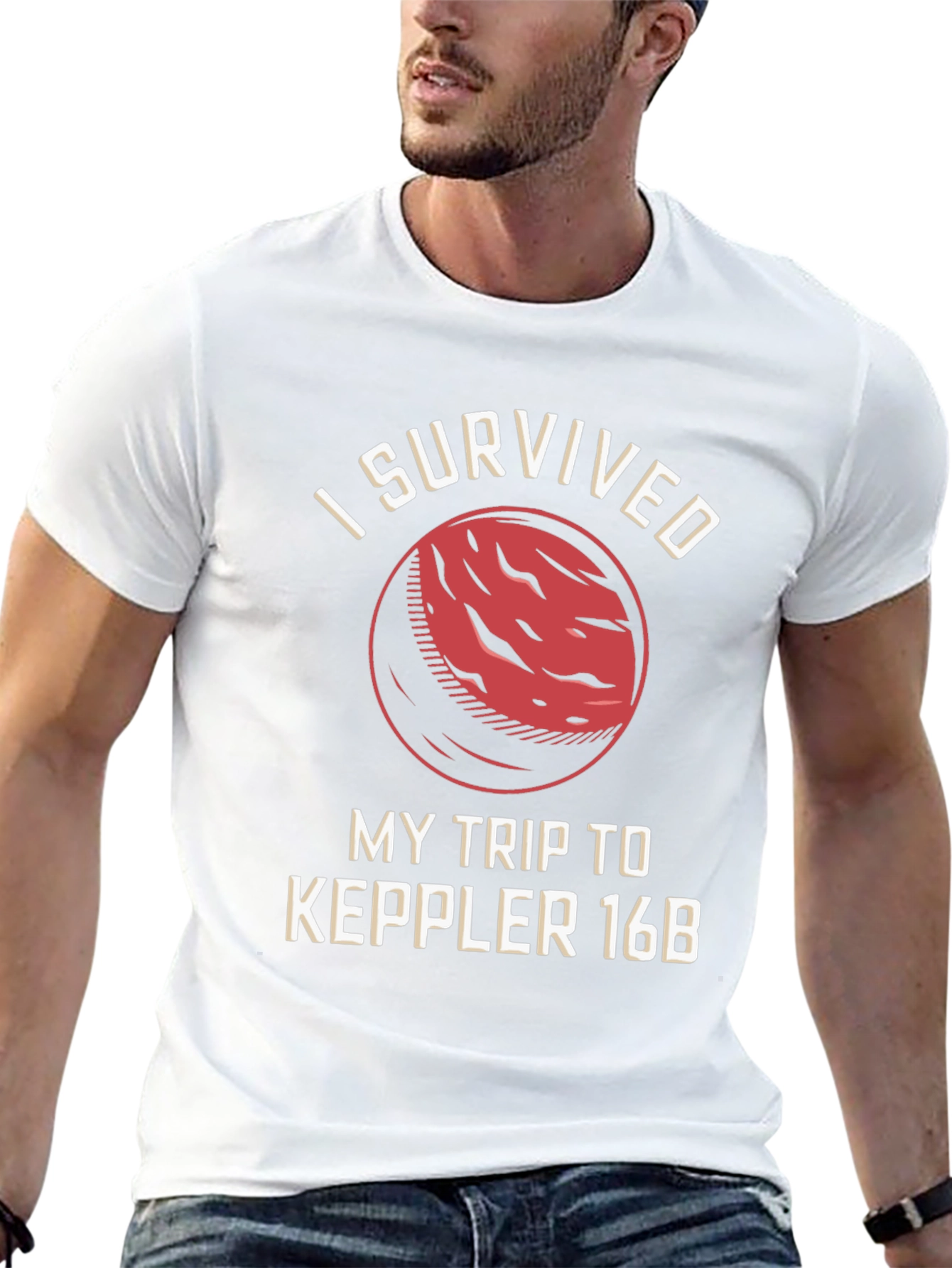 I Survived Kepler 16B Black T-Shirt