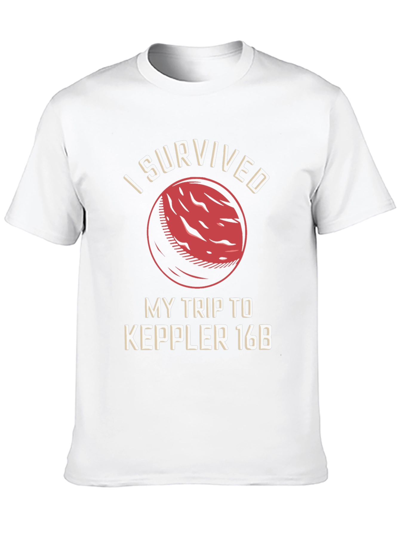I Survived Kepler 16B Black T-Shirt