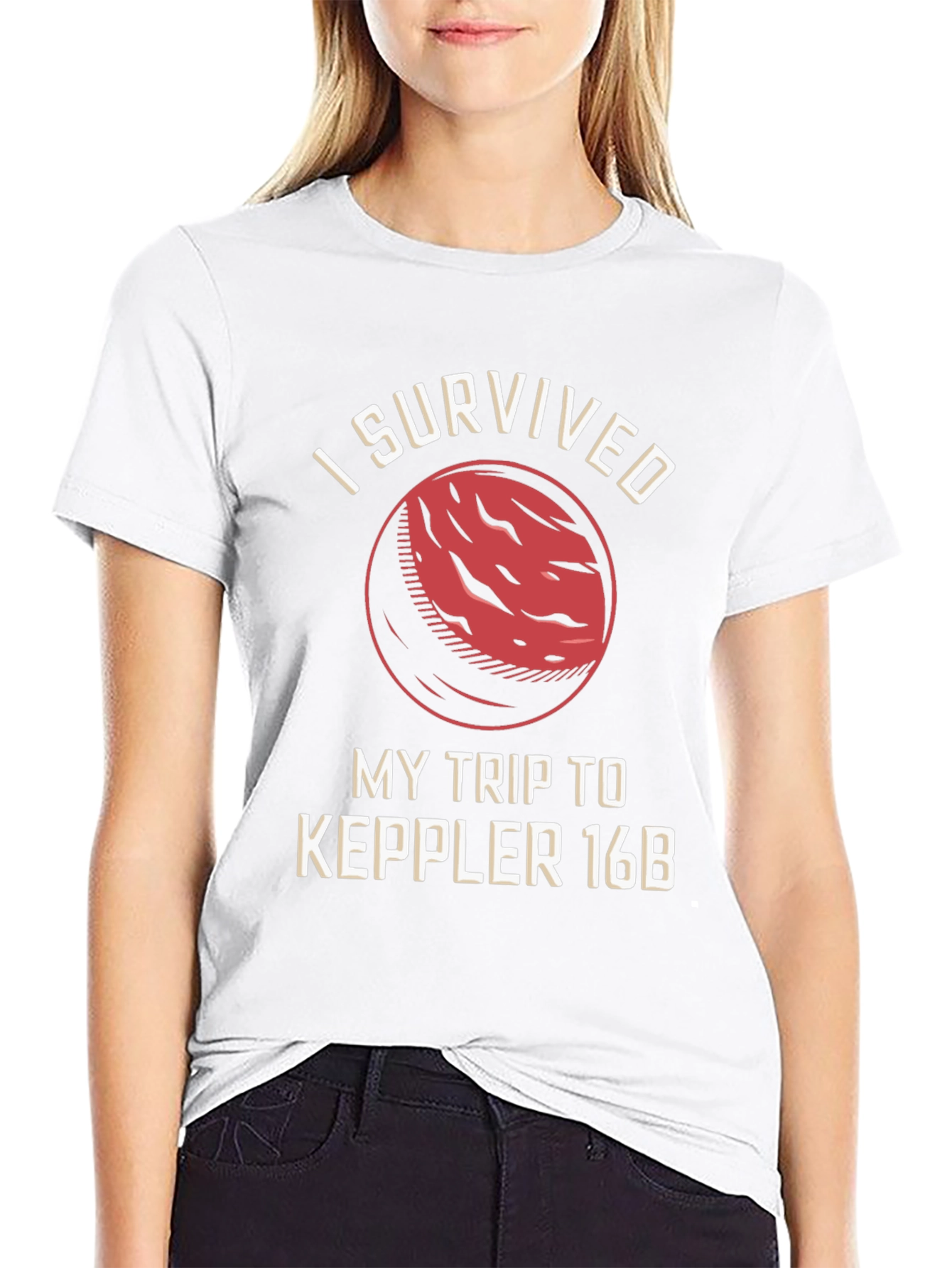 I Survived Kepler 16B Black T-Shirt