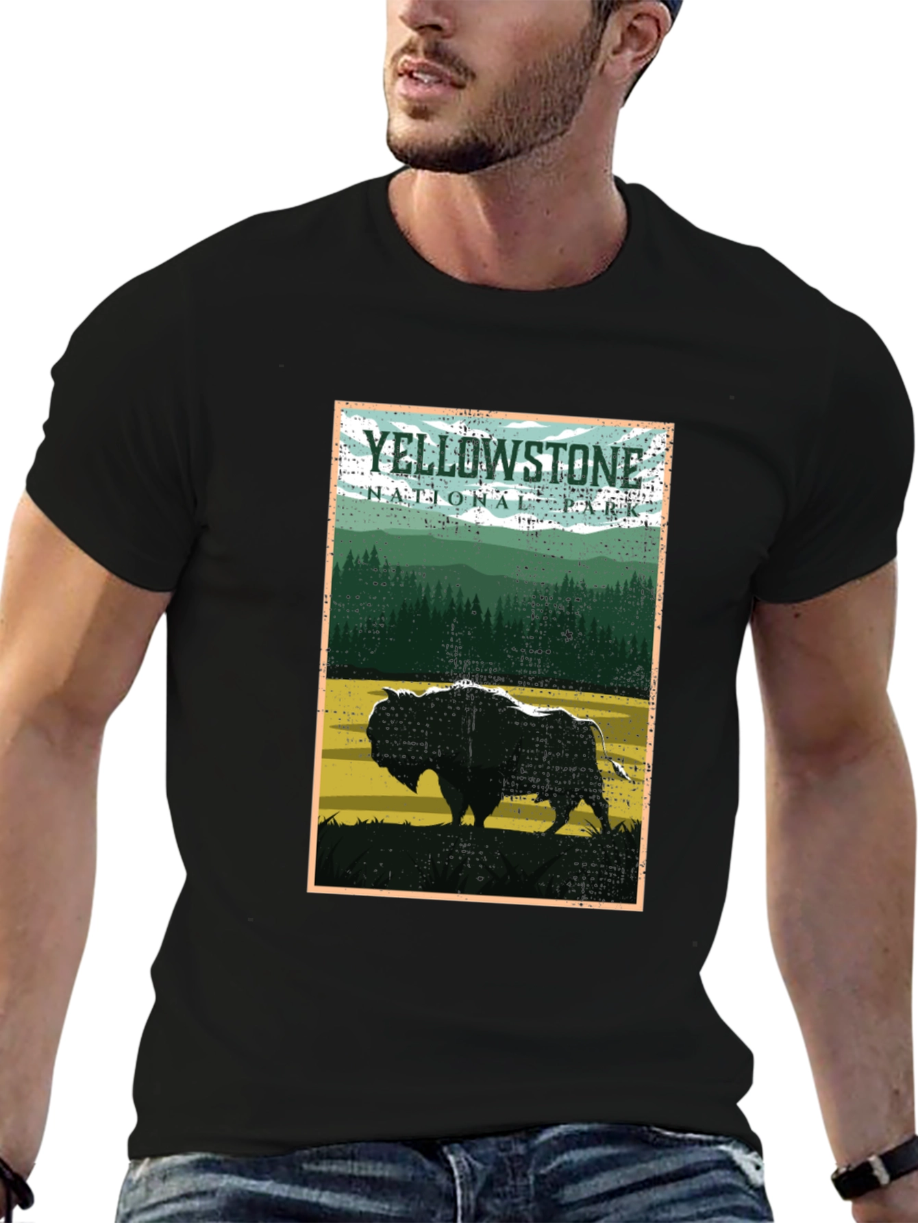 Yellowstone National Park Bison T-Shirt