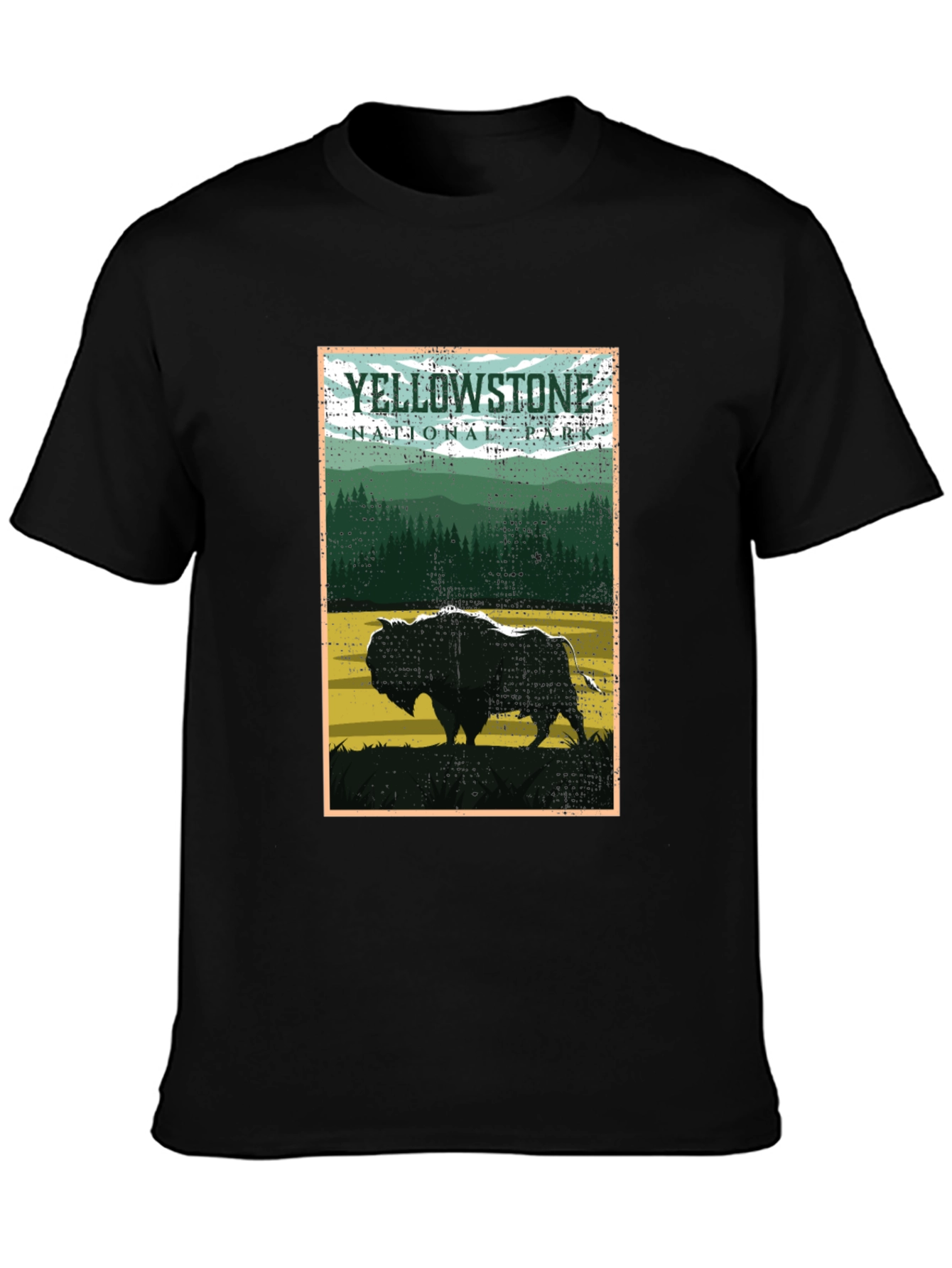 Yellowstone National Park Bison T-Shirt