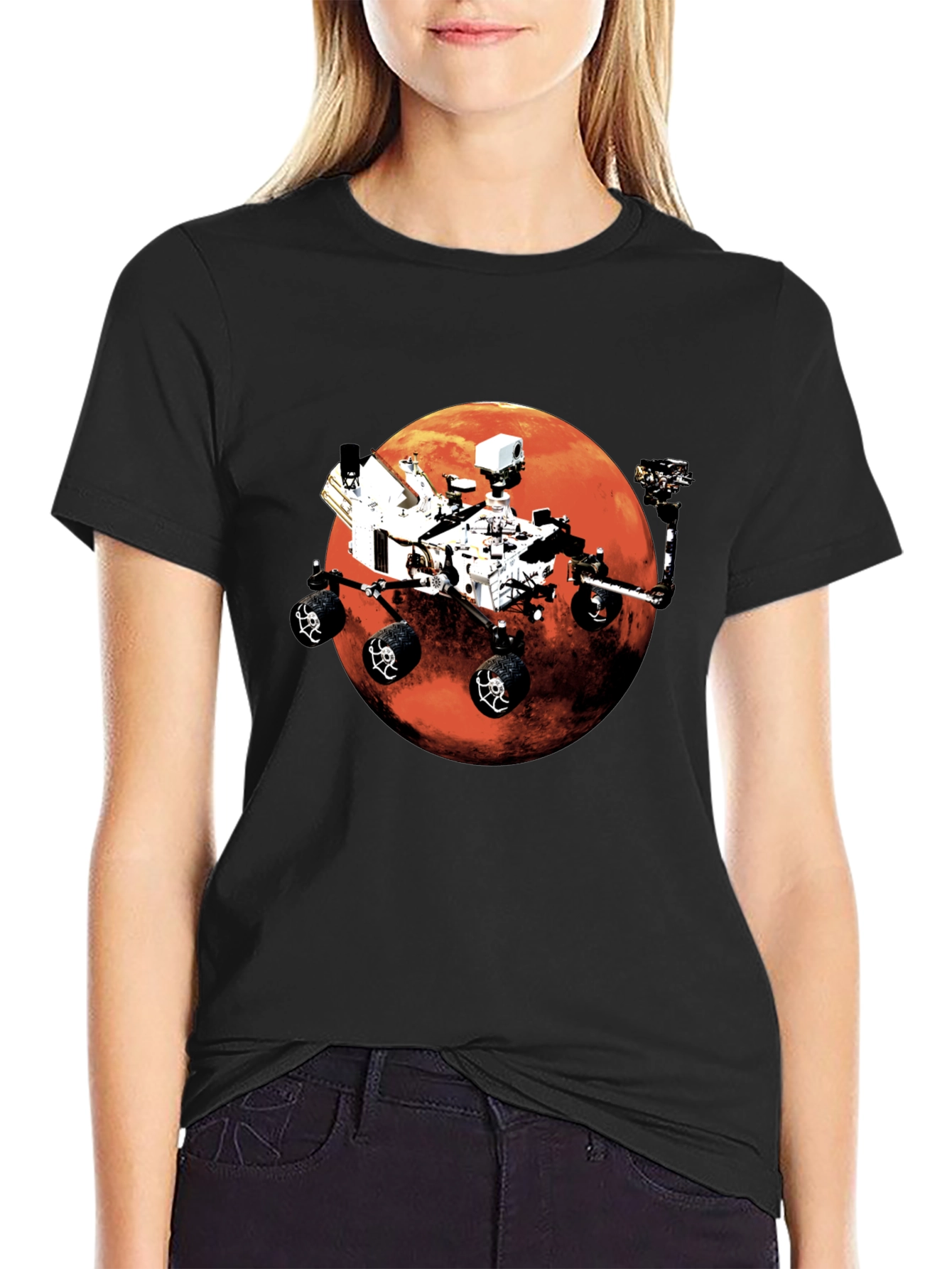 Mars Rover Graphic T-Shirt - Space Exploration Tee