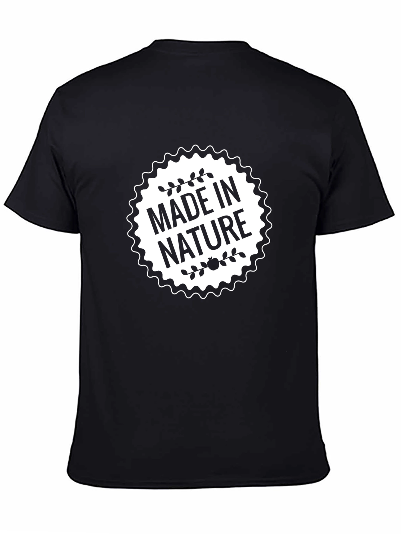Made in Nature Black Graphic T-Shirt