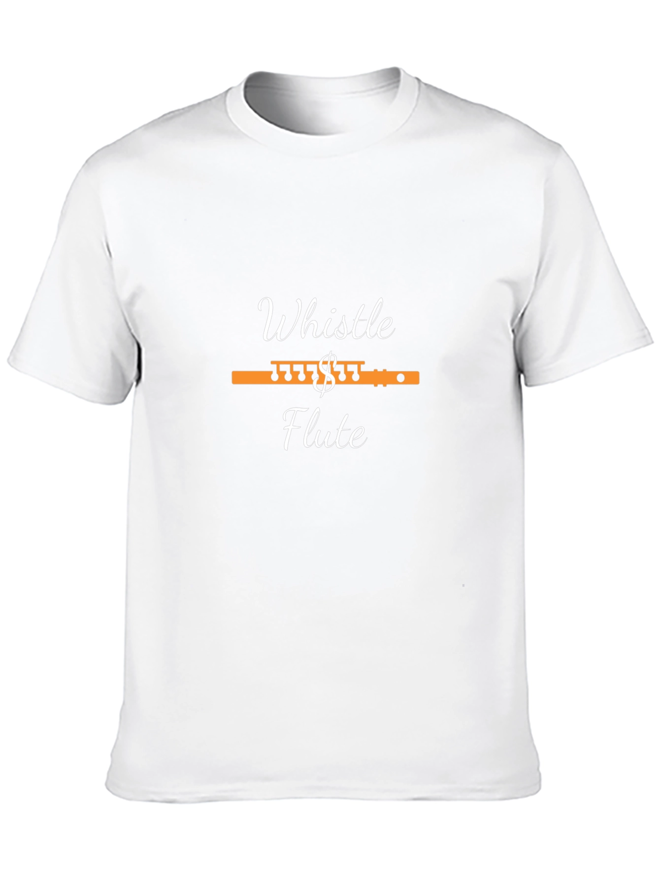 Whistle Flute T-Shirt - Black Graphic Tee