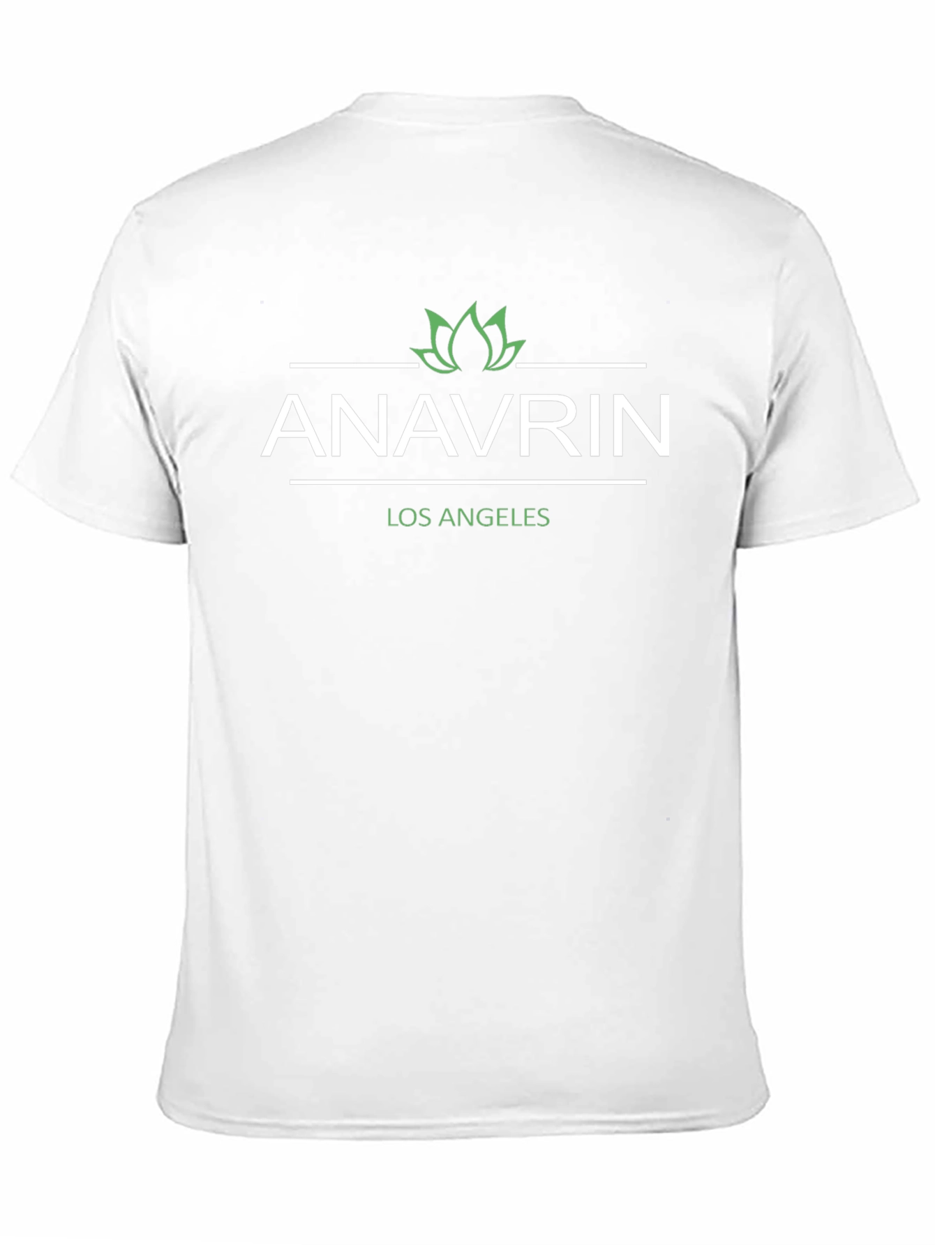 Anavrin Los Angeles Black Graphic Tee