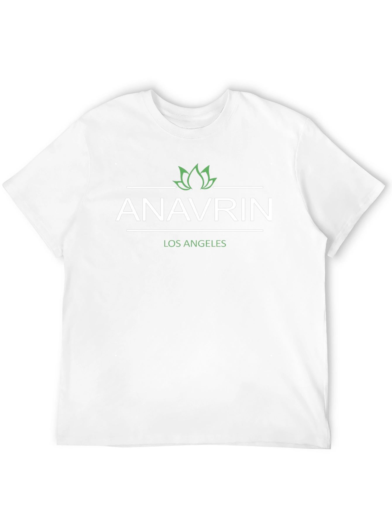 Anavrin Los Angeles Black Graphic Tee