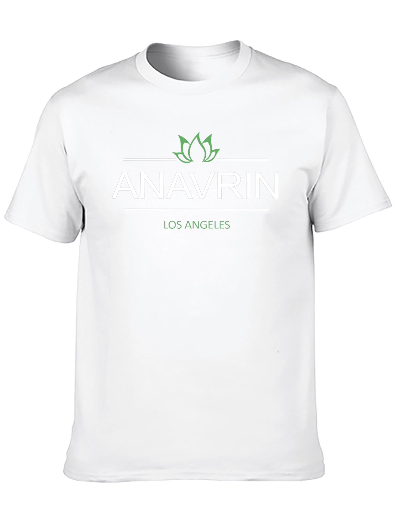 Anavrin Los Angeles Black Graphic Tee