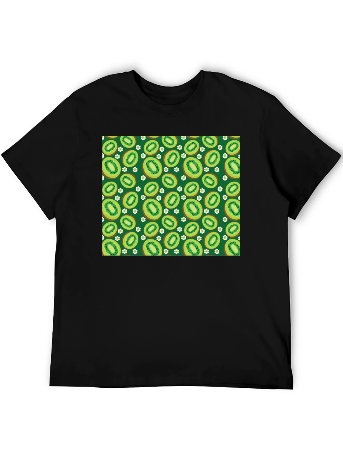 Kiwi Fruit Pattern T-Shirt