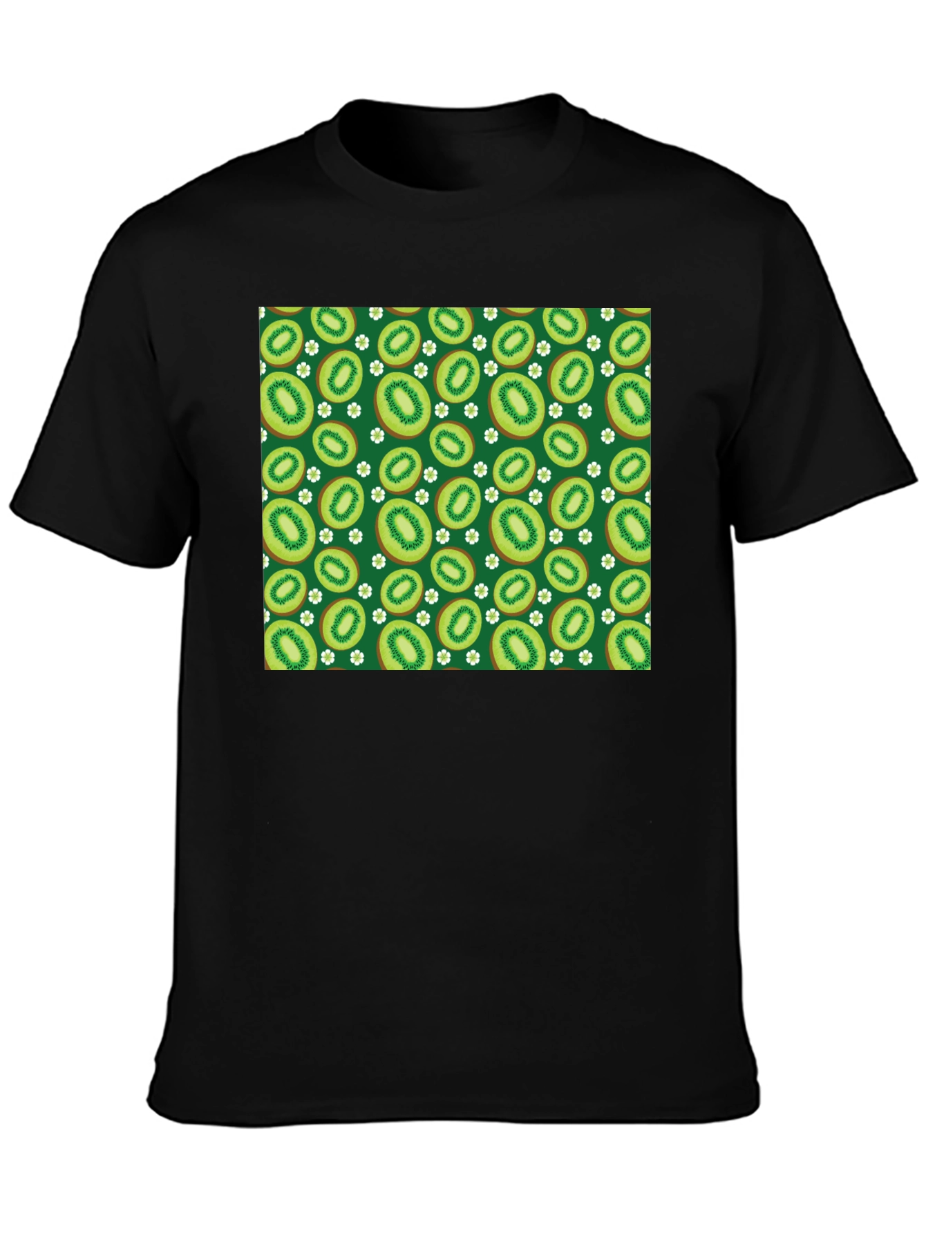Kiwi Fruit Pattern T-Shirt