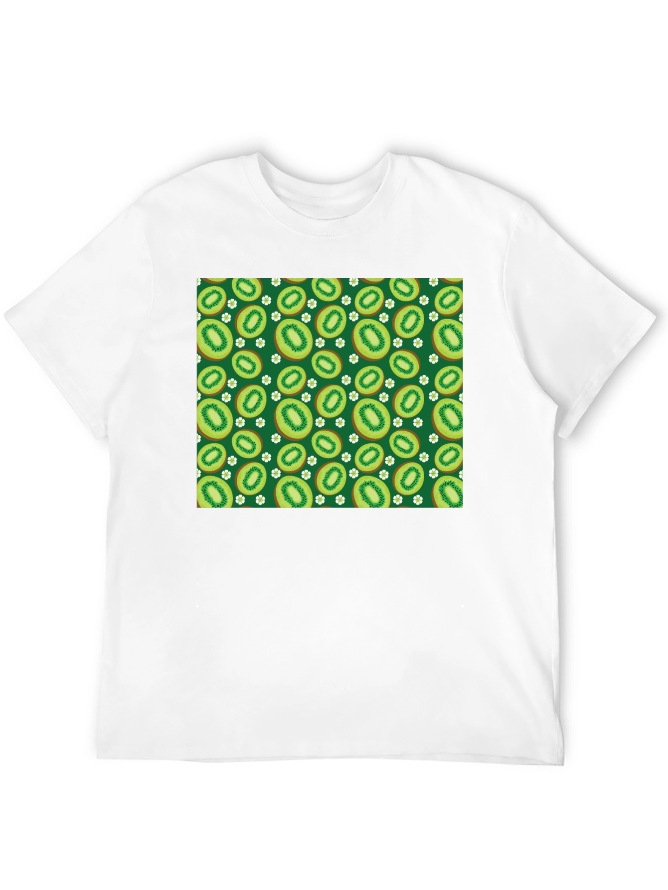 Kiwi Fruit Pattern T-Shirt