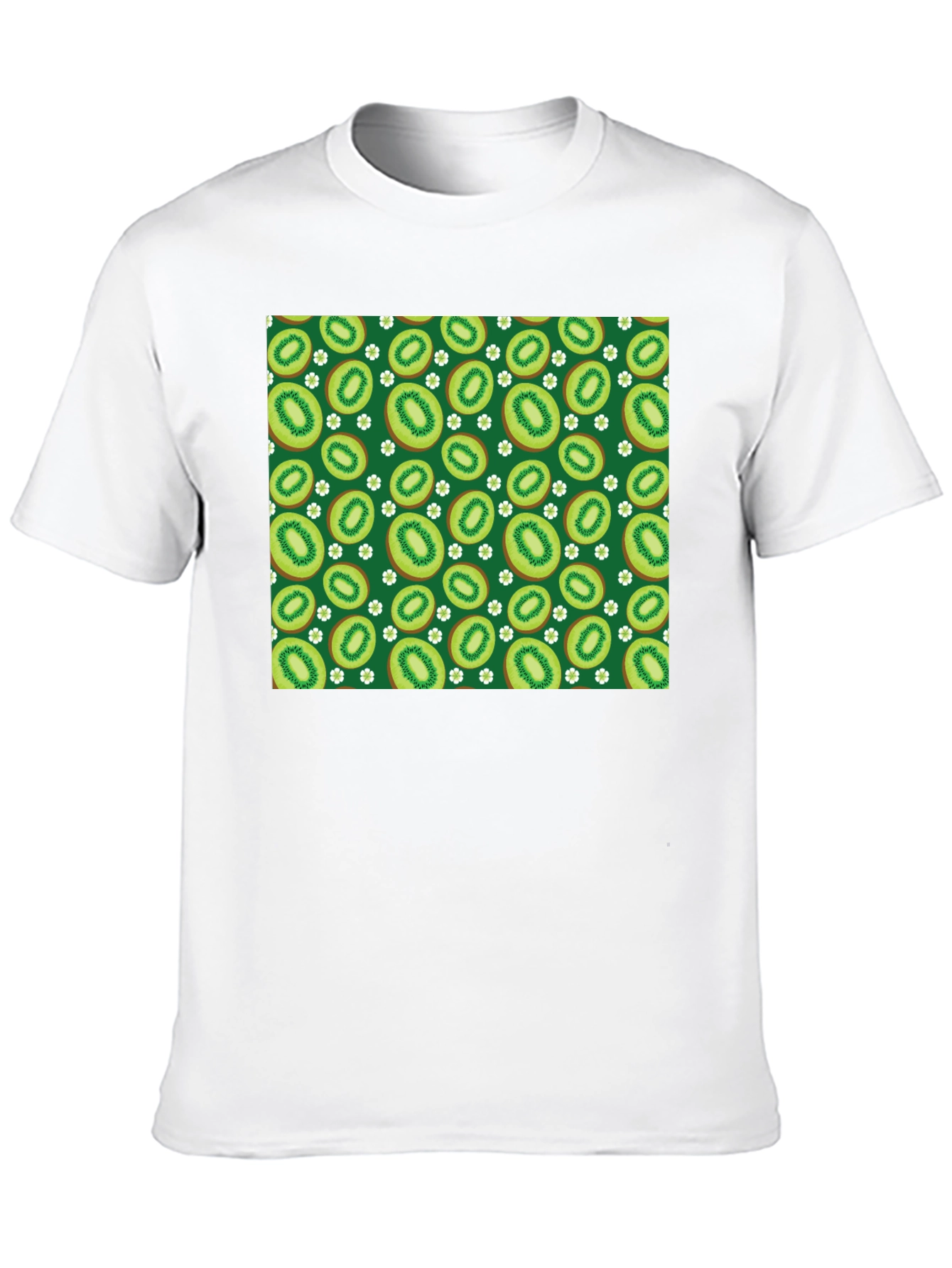 Kiwi Fruit Pattern T-Shirt