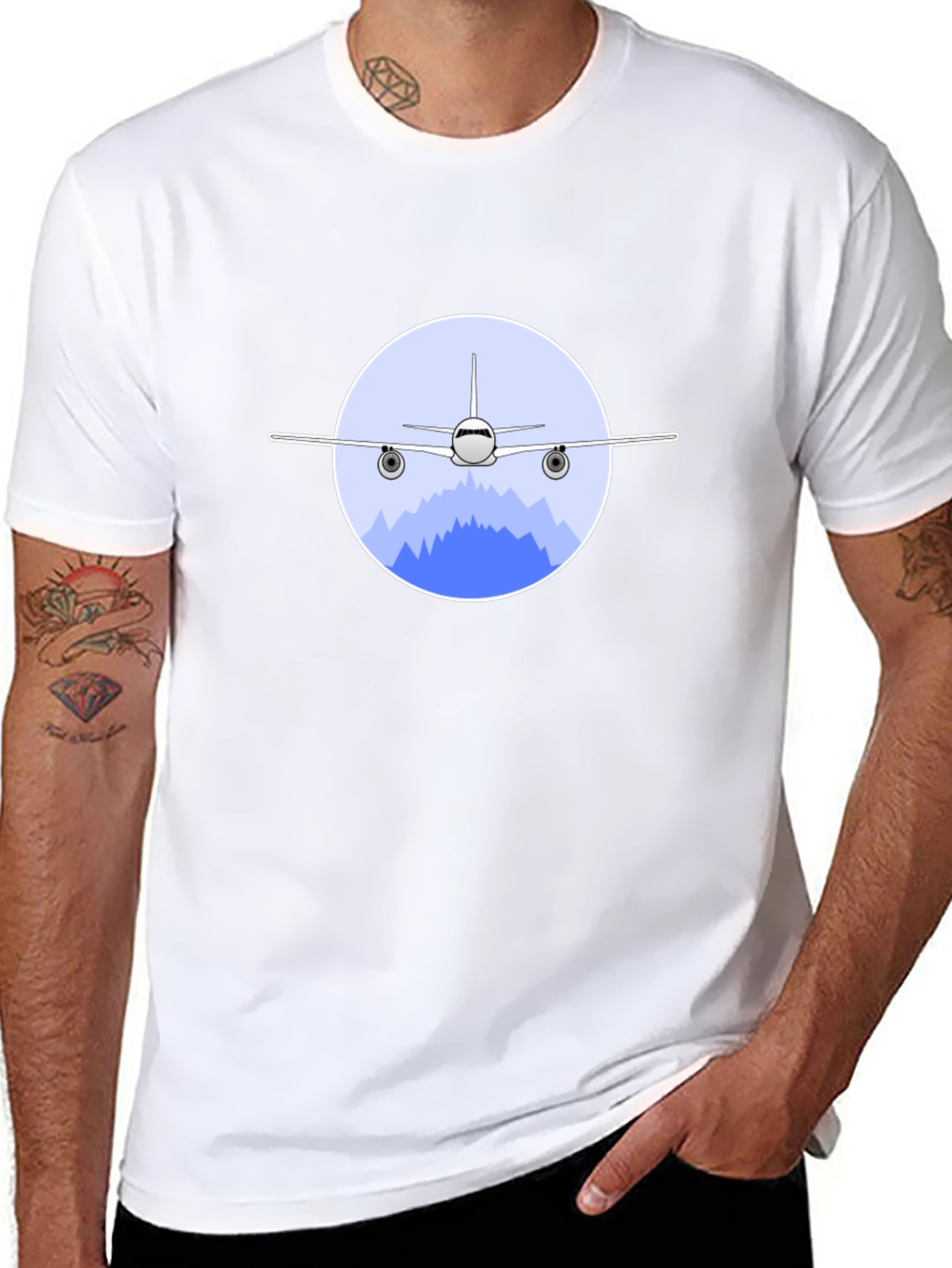 Airplane Graphic Tee - Fly High in Style