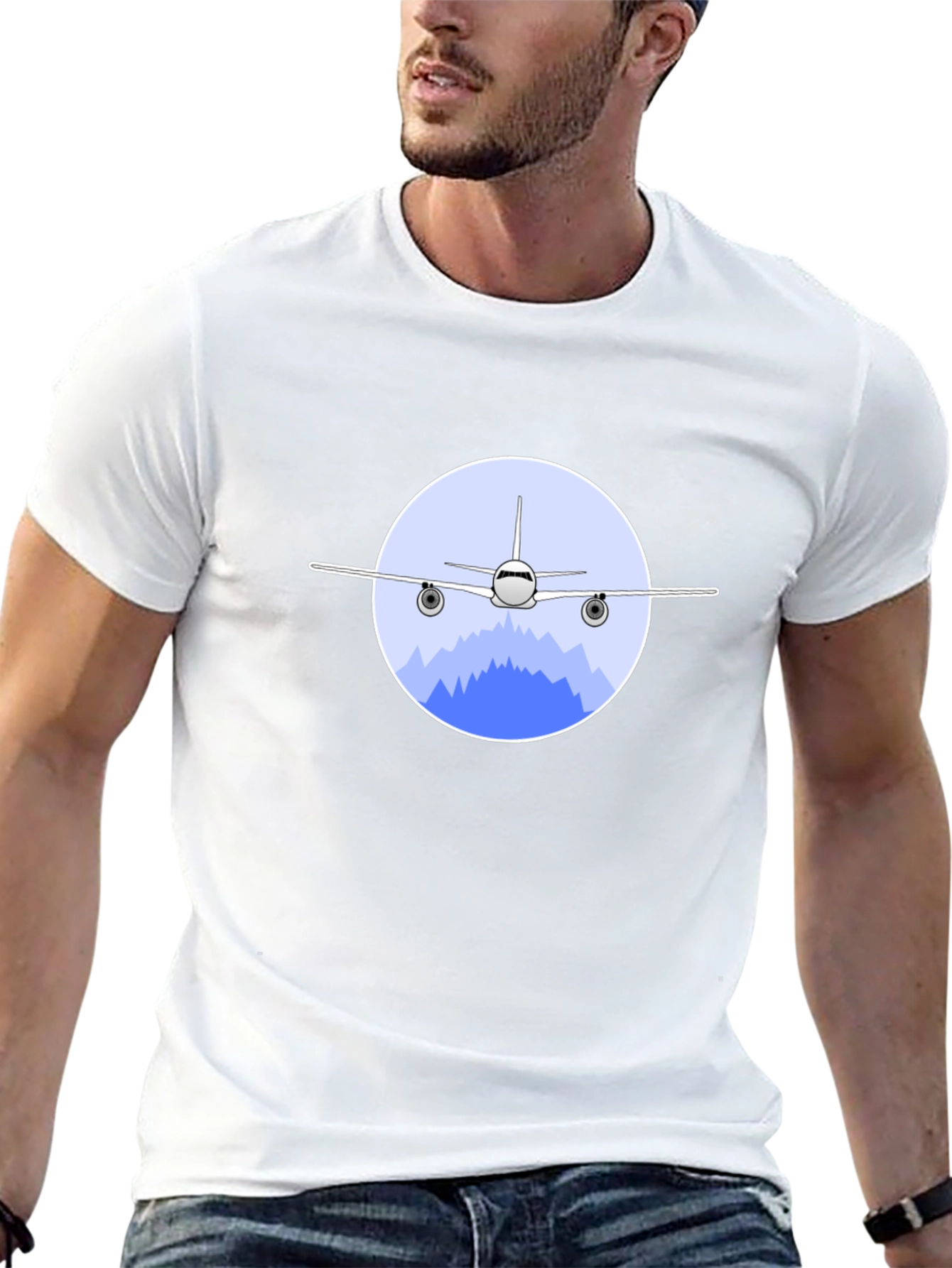 Airplane Graphic Tee - Fly High in Style