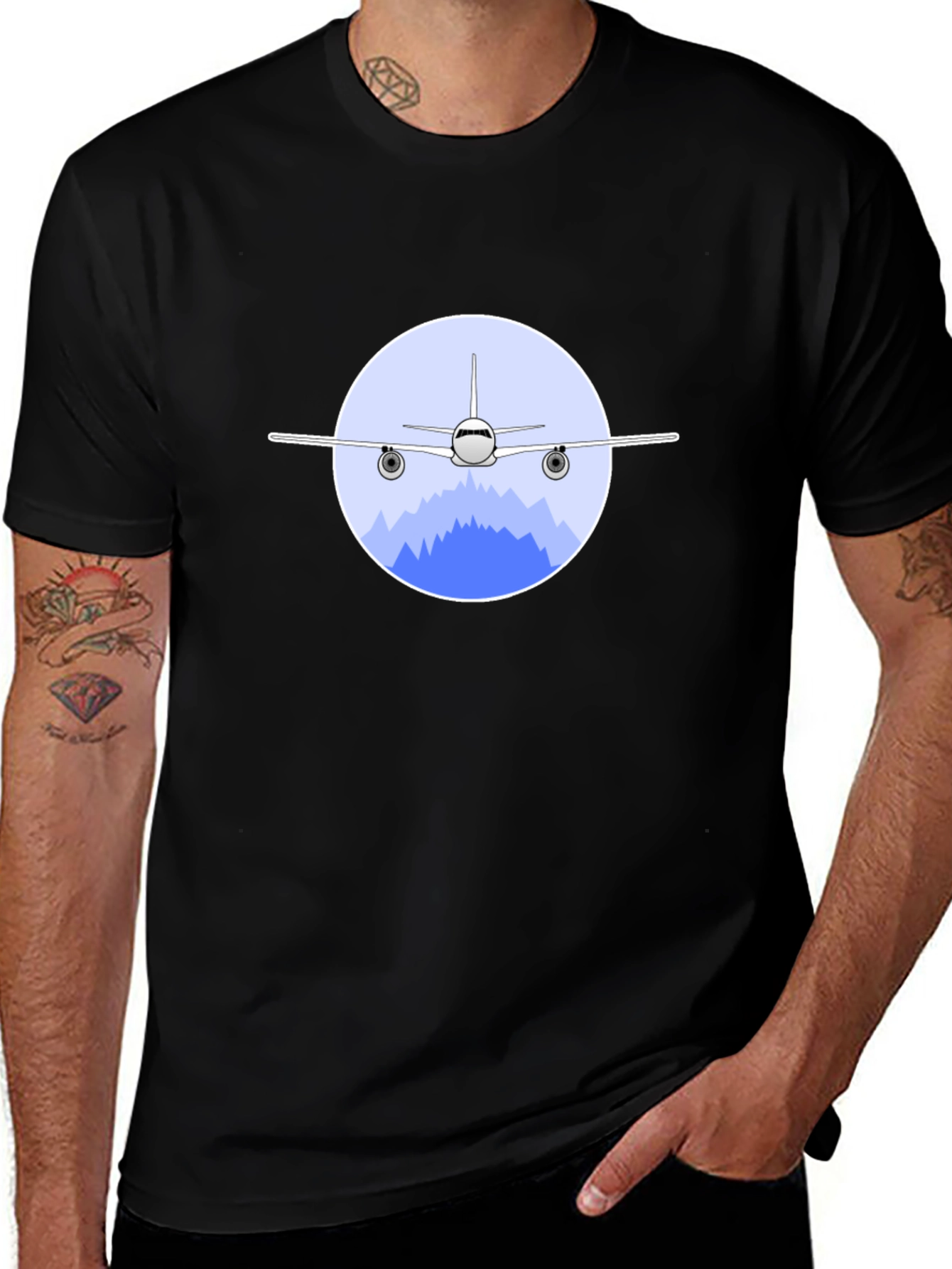 Airplane Graphic Tee - Fly High in Style