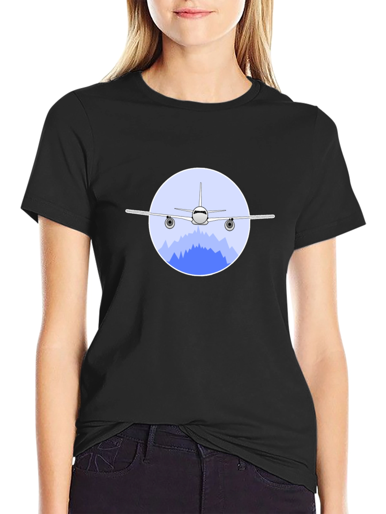 Airplane Graphic Tee - Fly High in Style