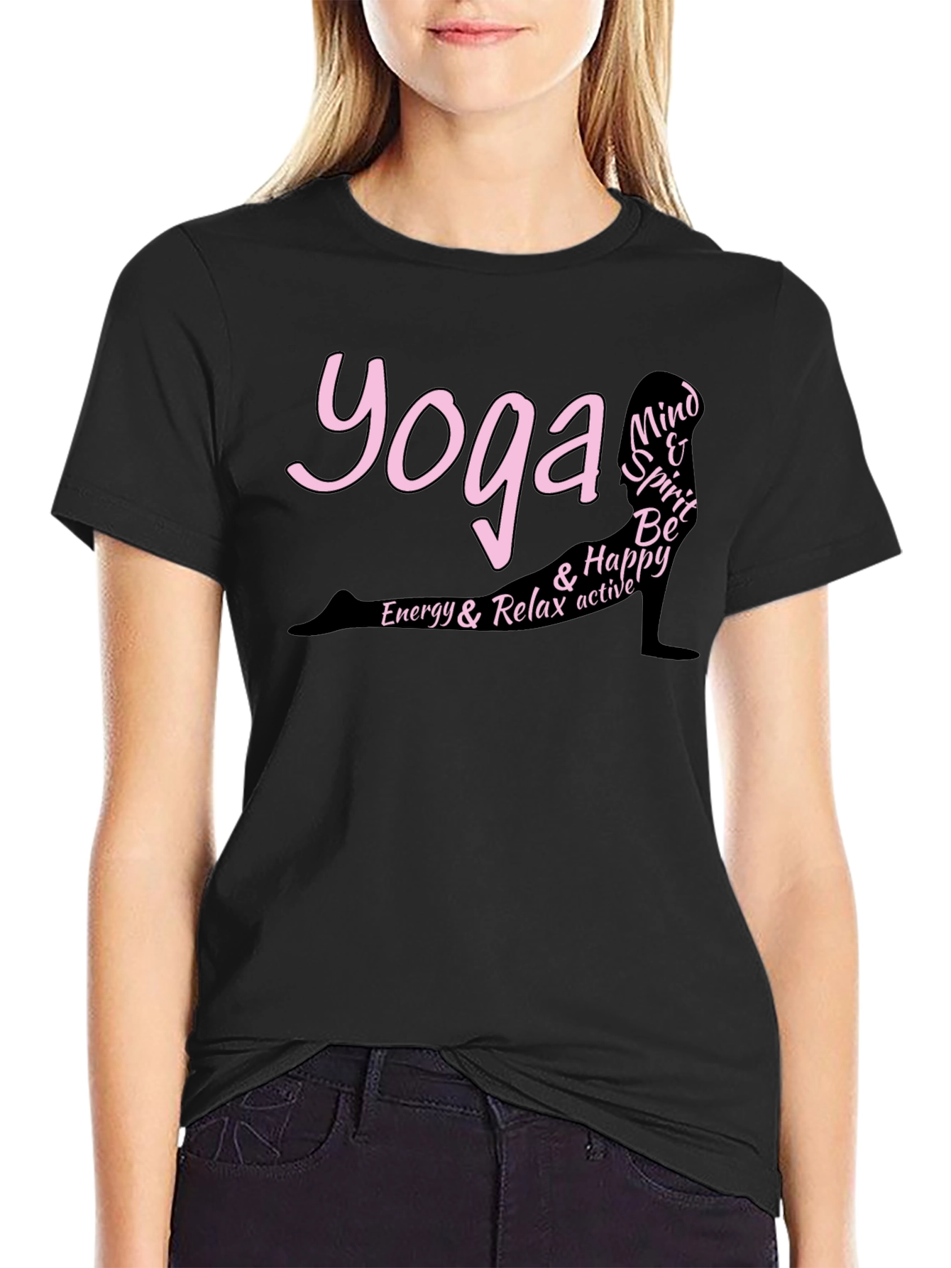 Yoga Mind & Spirit Graphic T-Shirt