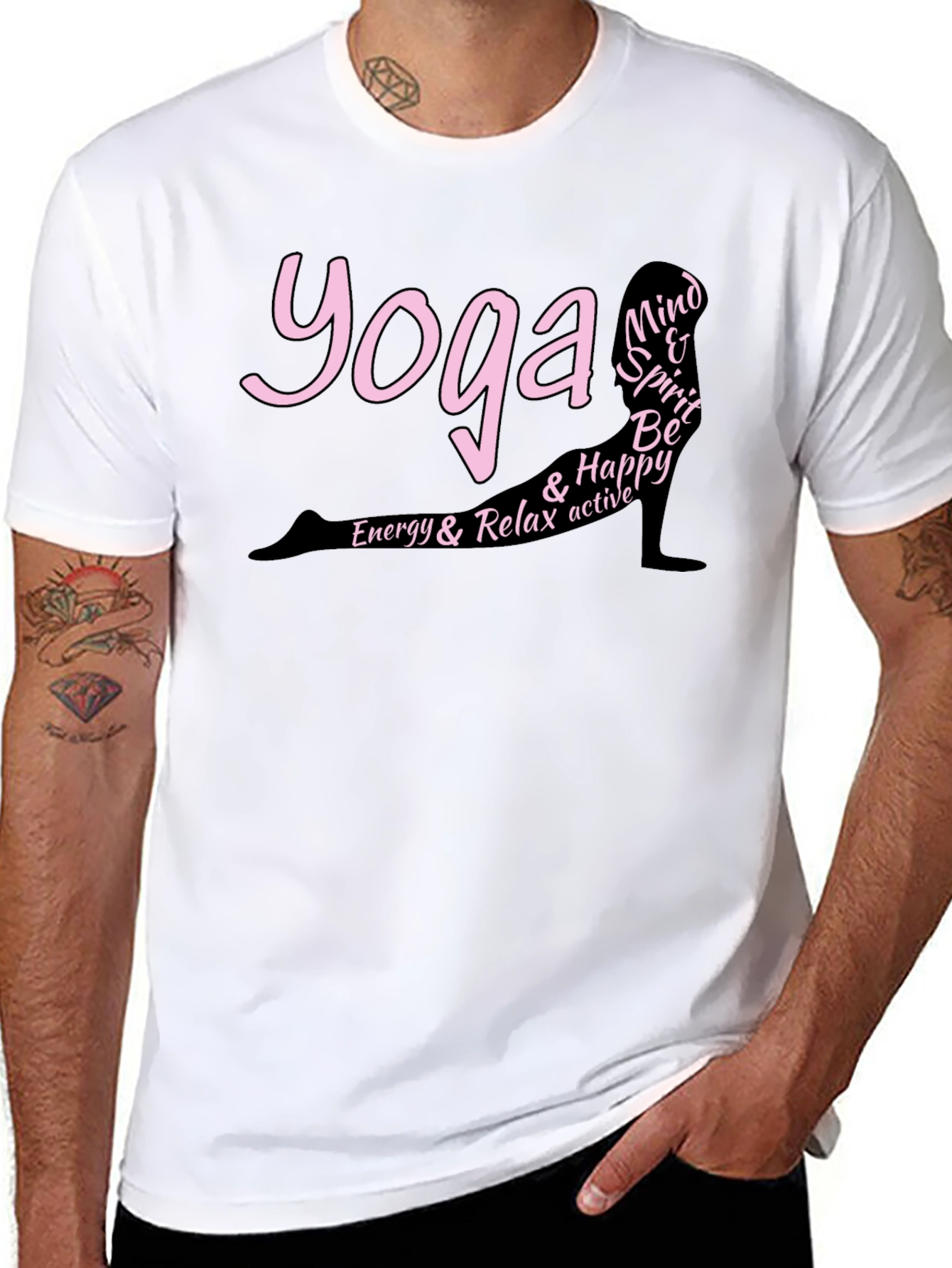 Yoga Mind & Spirit Graphic T-Shirt