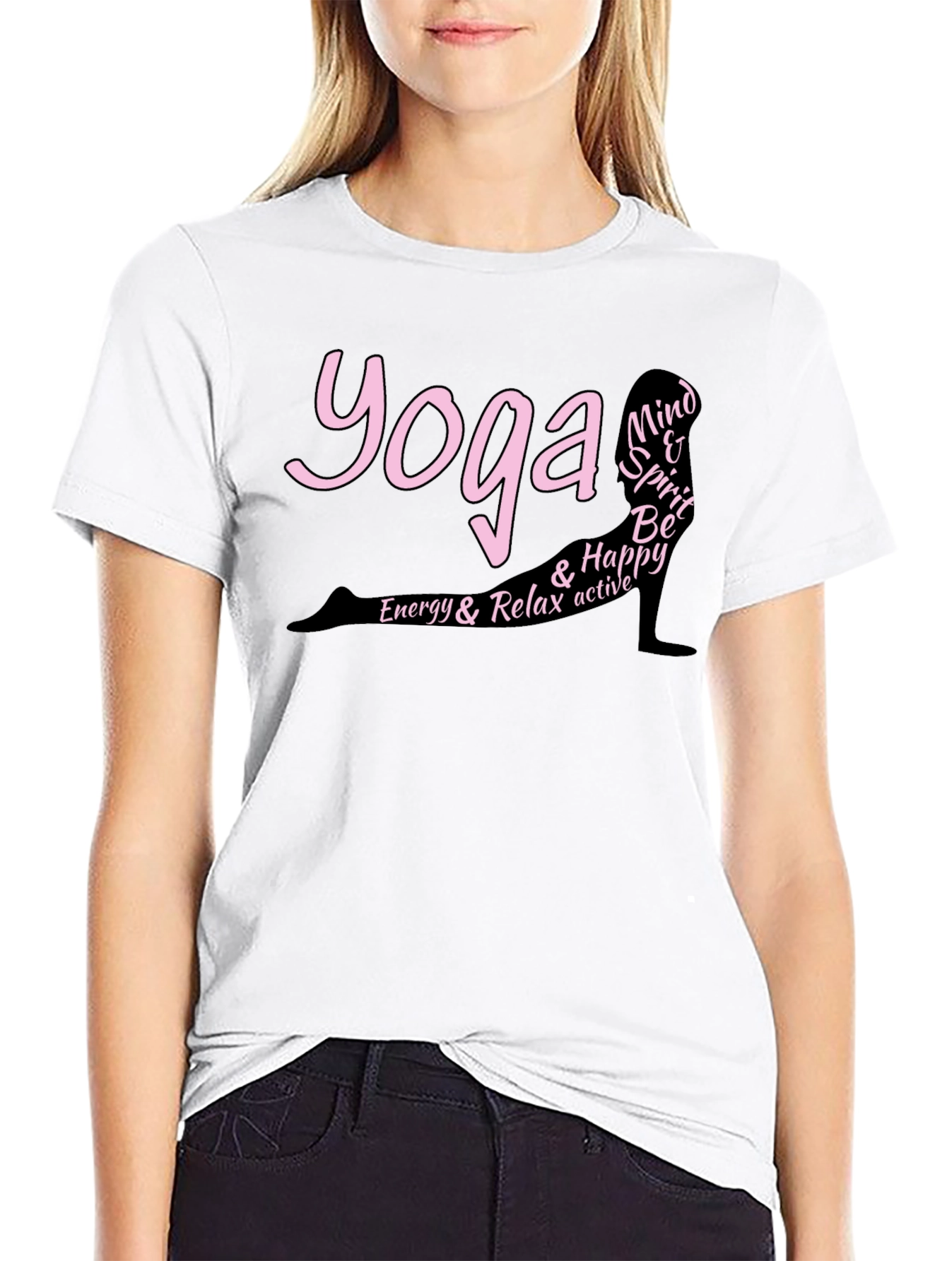 Yoga Mind & Spirit Graphic T-Shirt