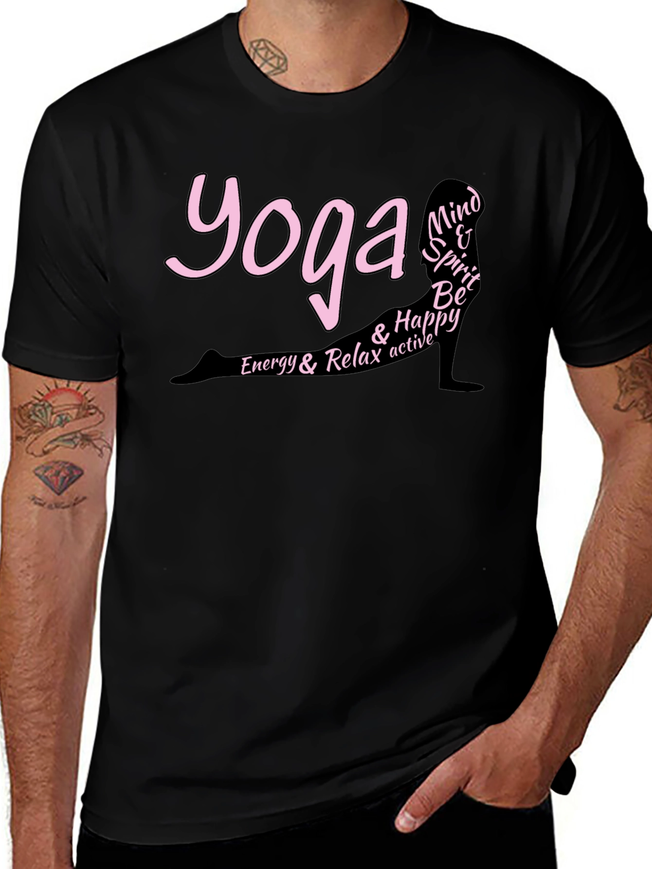 Yoga Mind & Spirit Graphic T-Shirt