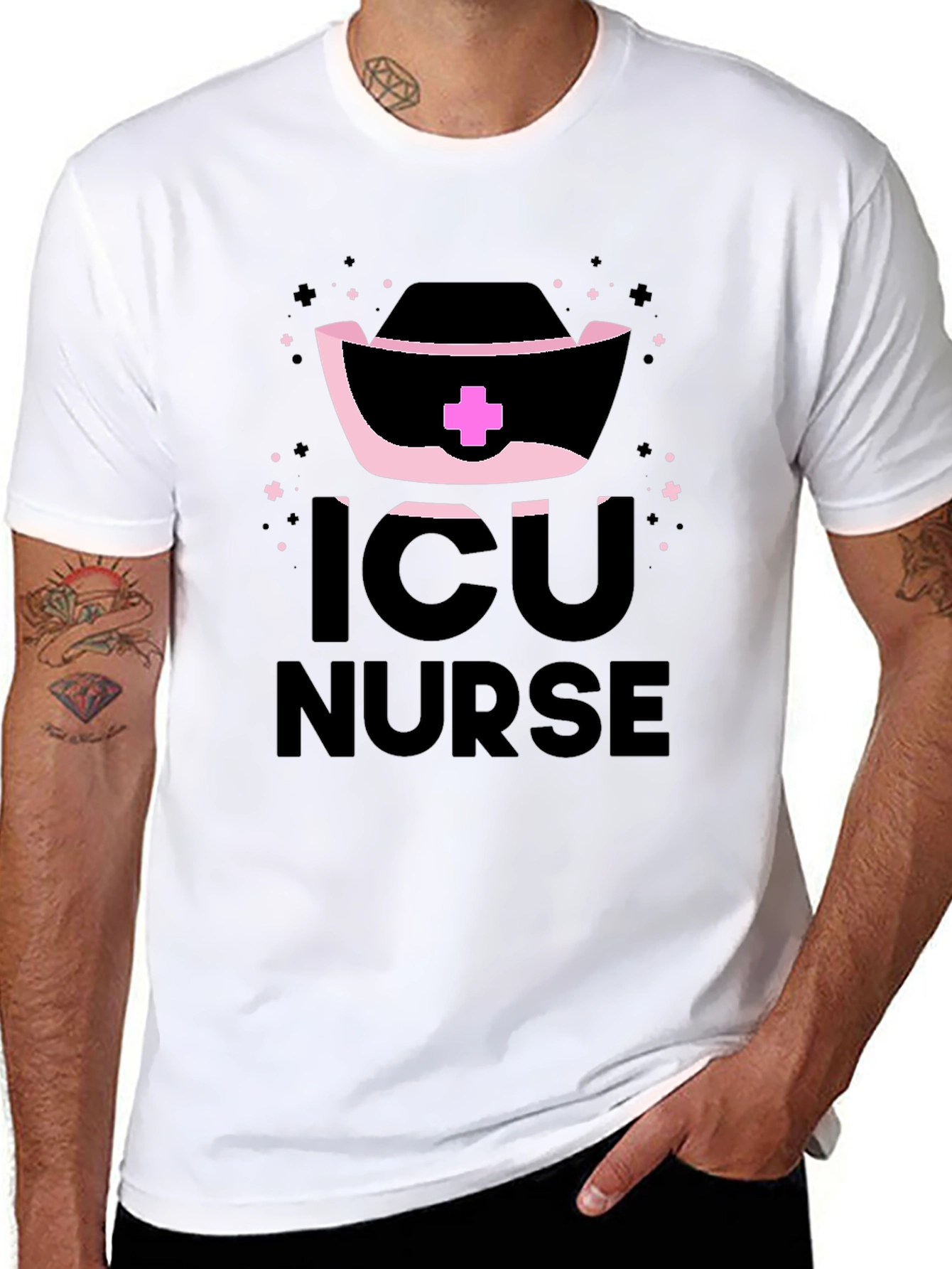 ICU Nurse Graphic Tee - Comfortable & Stylish
