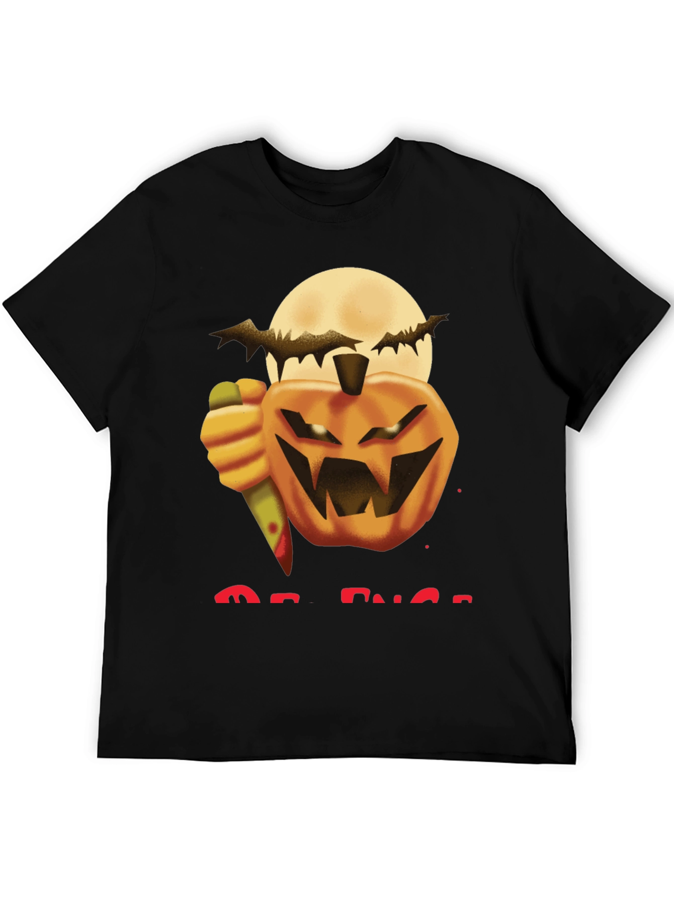 Halloween Pumpkin Knife T-Shirt