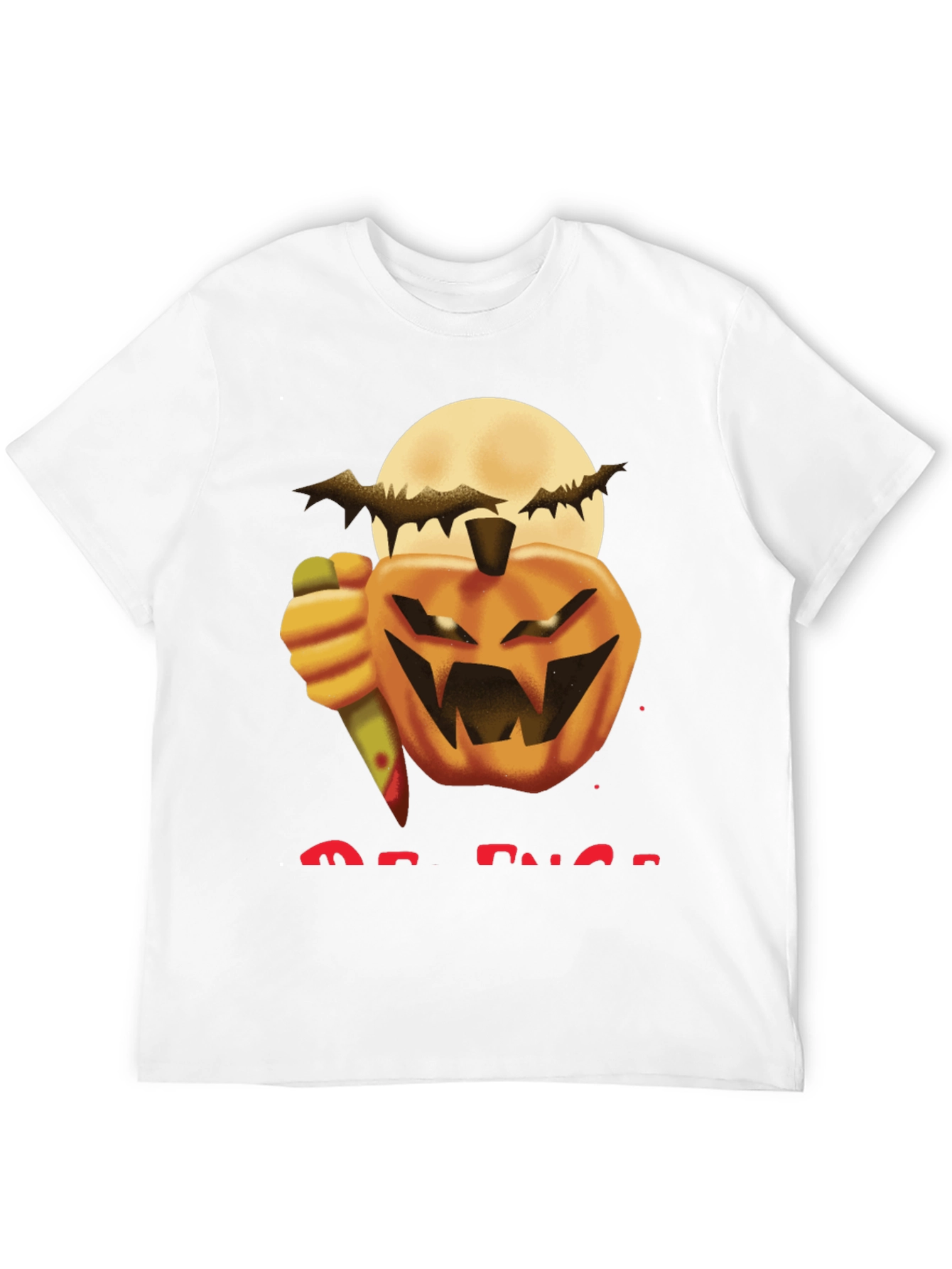 Halloween Pumpkin Knife T-Shirt