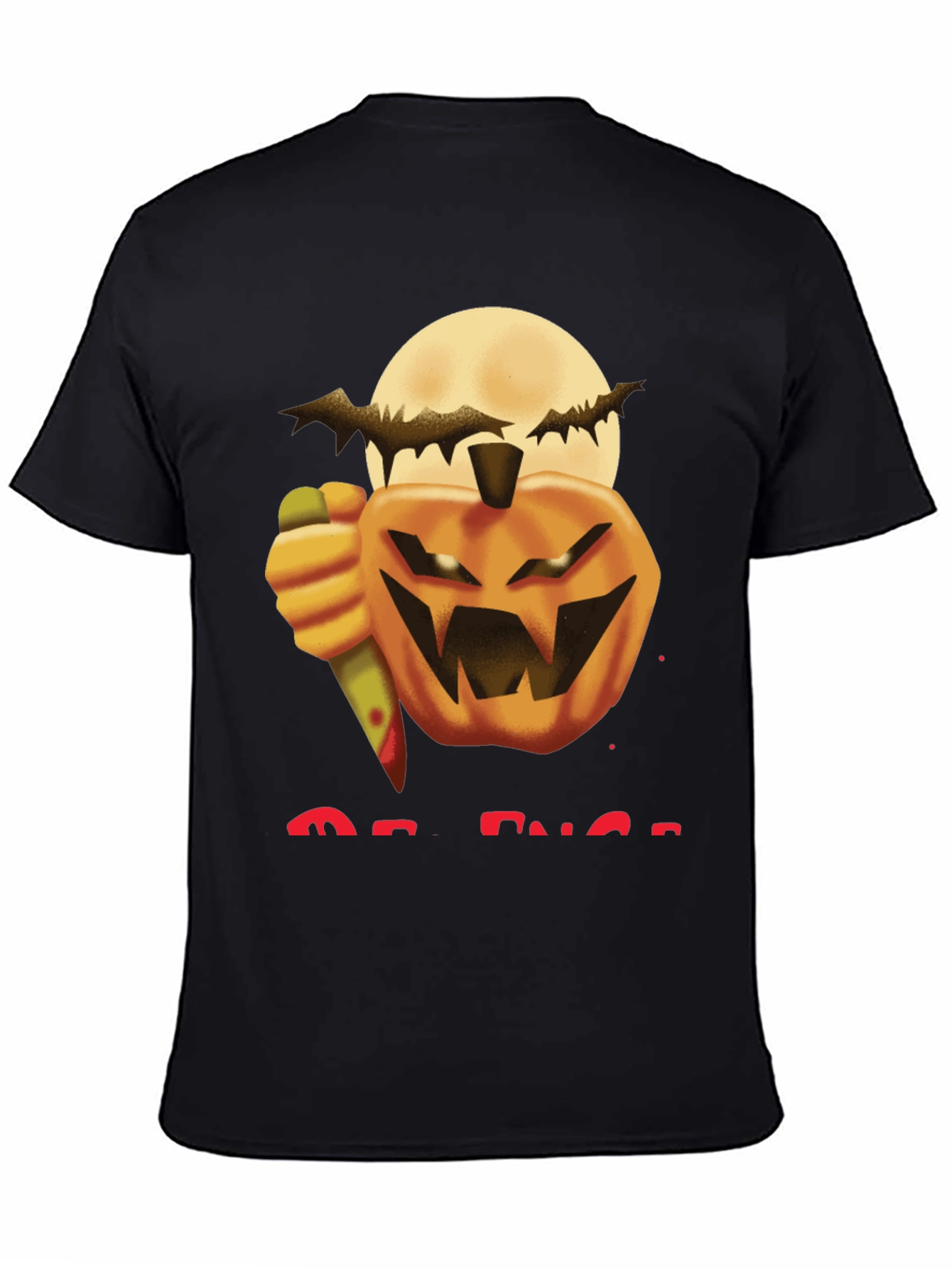 Halloween Pumpkin Knife T-Shirt
