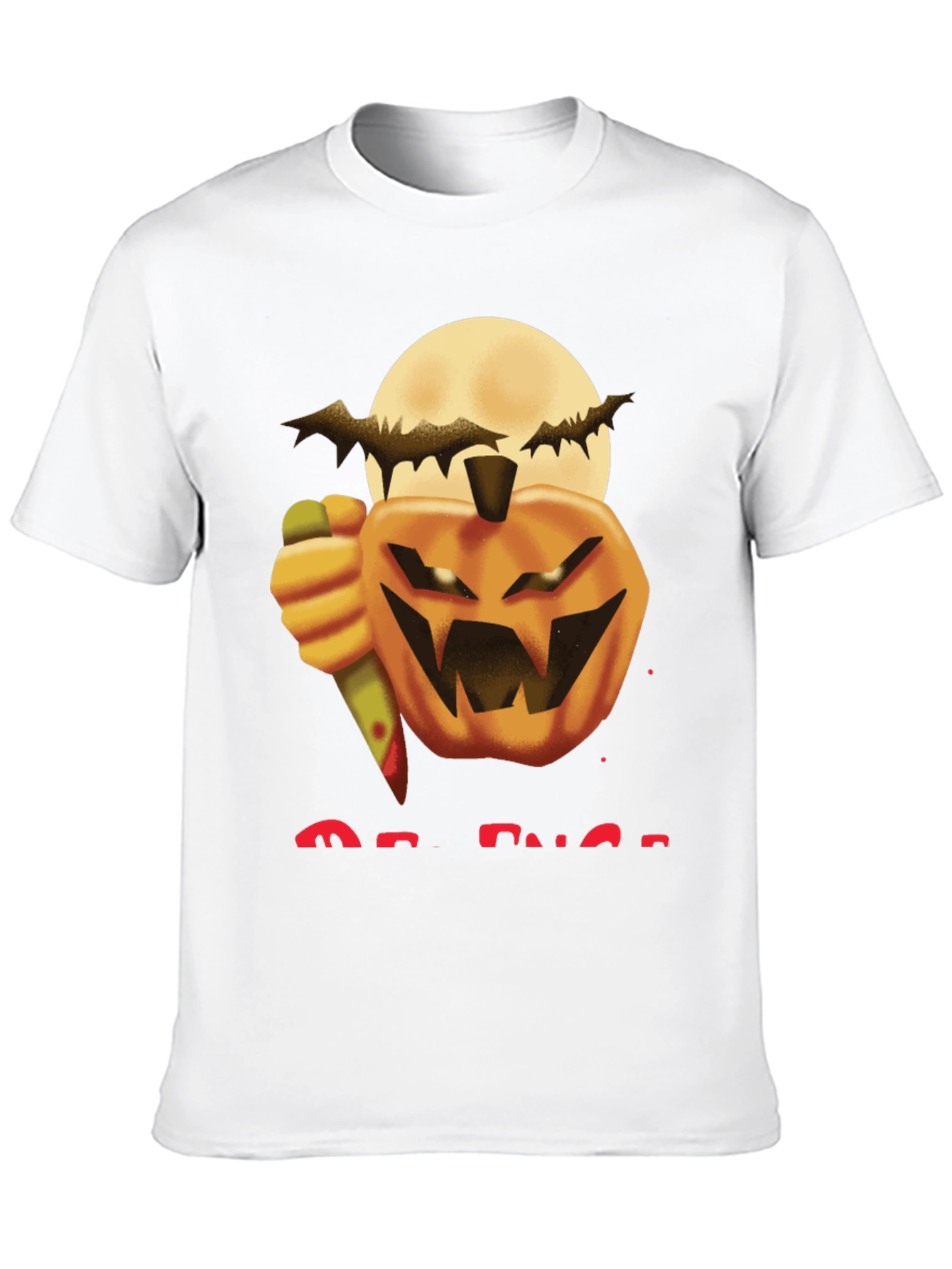 Halloween Pumpkin Knife T-Shirt
