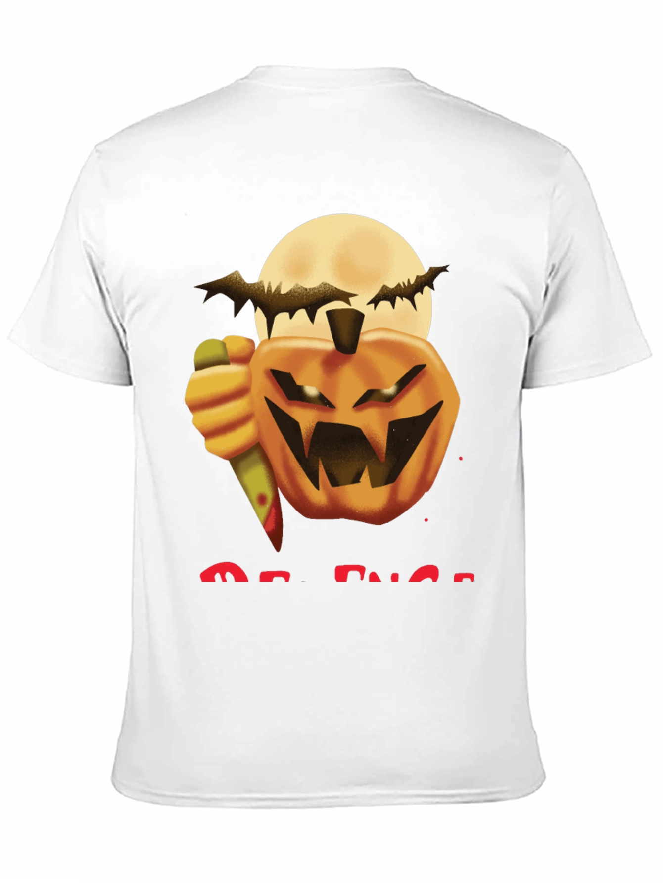 Halloween Pumpkin Knife T-Shirt
