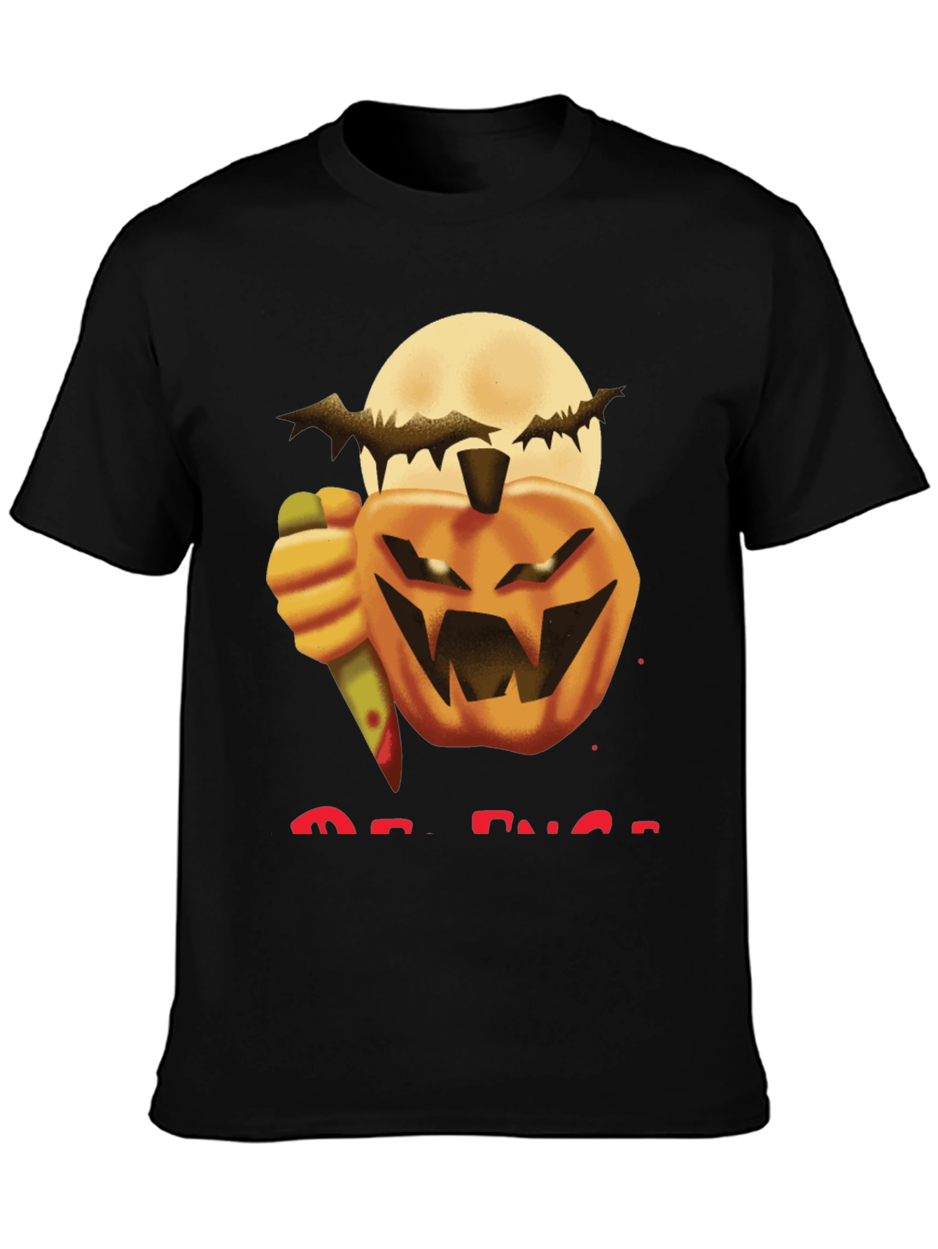 Halloween Pumpkin Knife T-Shirt
