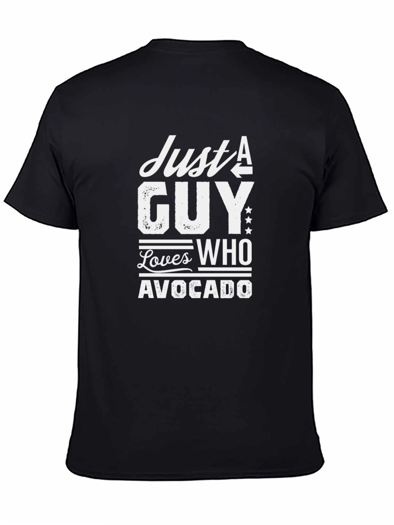 Just A Guy Who Loves Avocado Graphic Tee