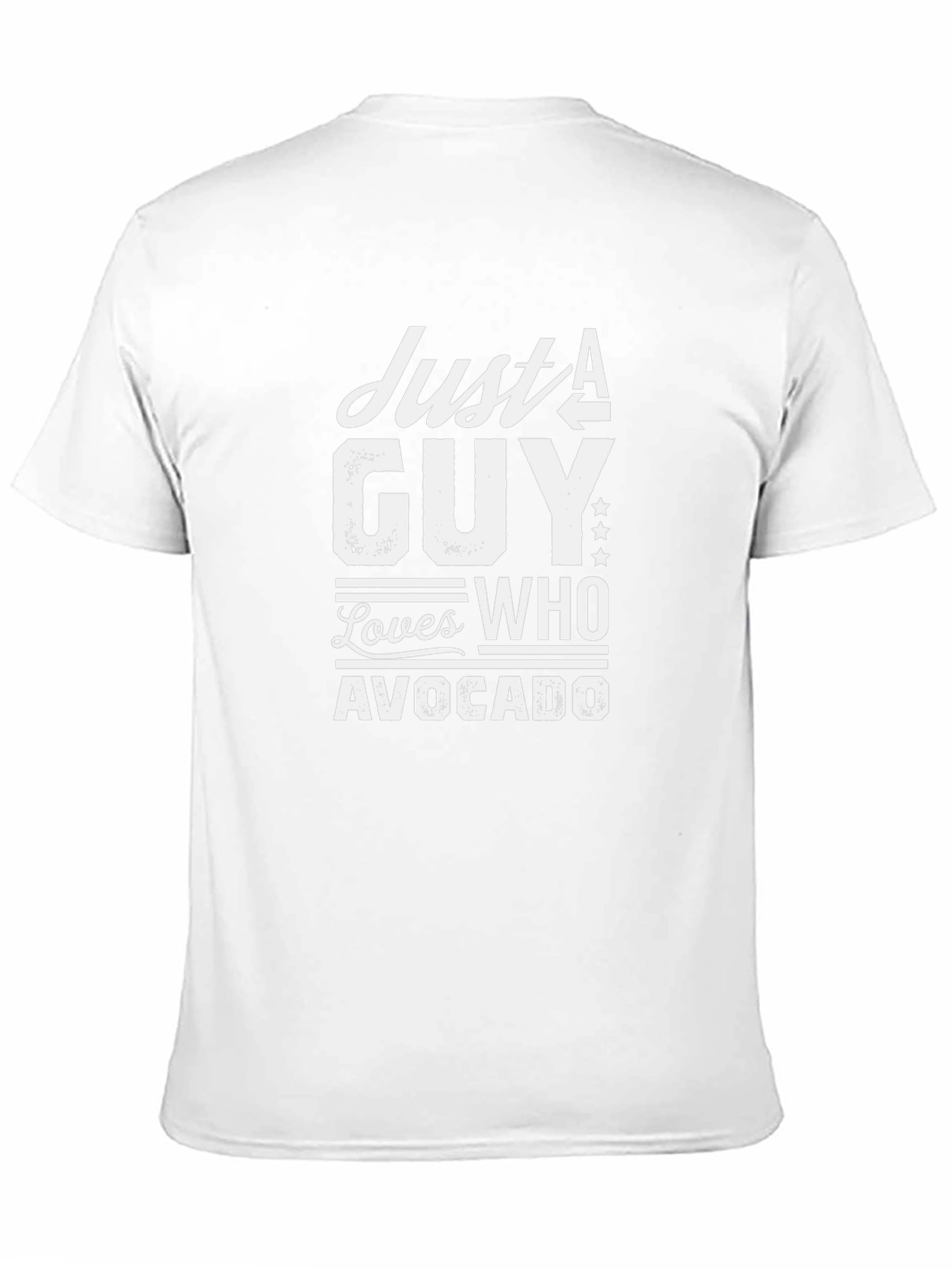 Just A Guy Who Loves Avocado Graphic Tee