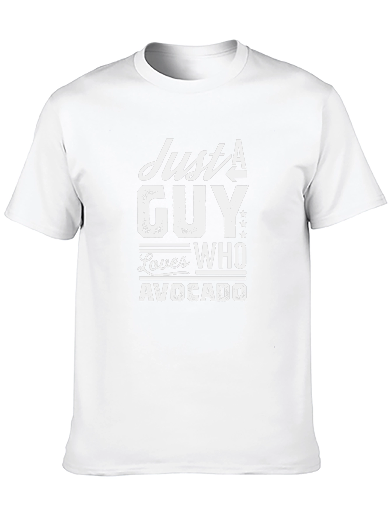 Just A Guy Who Loves Avocado Graphic Tee