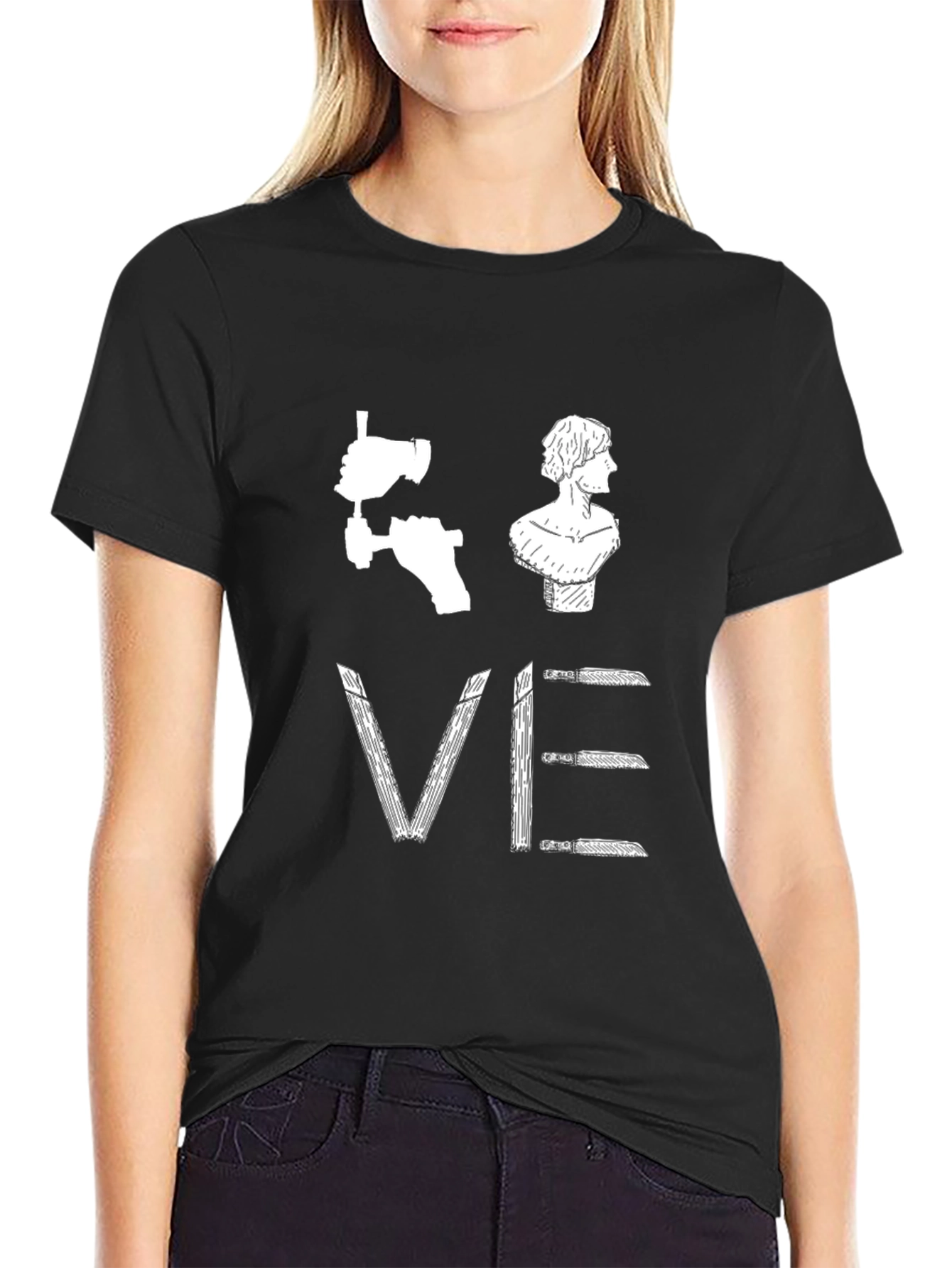 Sculptors Love Black Graphic T-Shirt