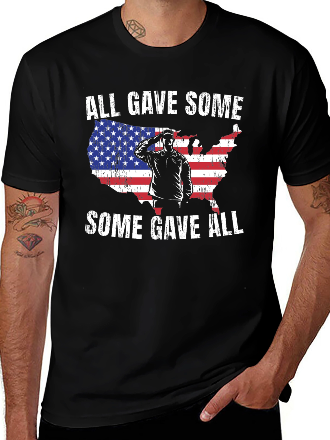 All Gave Some Some Gave All Patriotic T-Shirt