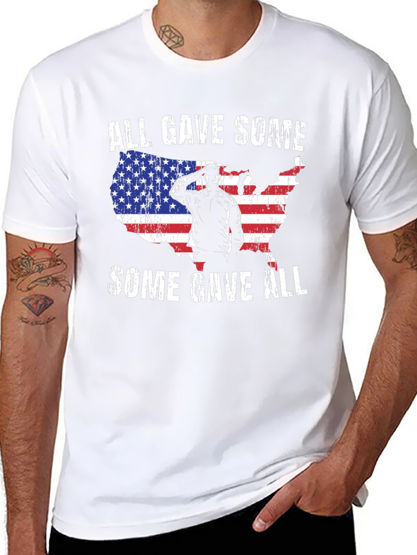 All Gave Some Some Gave All Patriotic T-Shirt