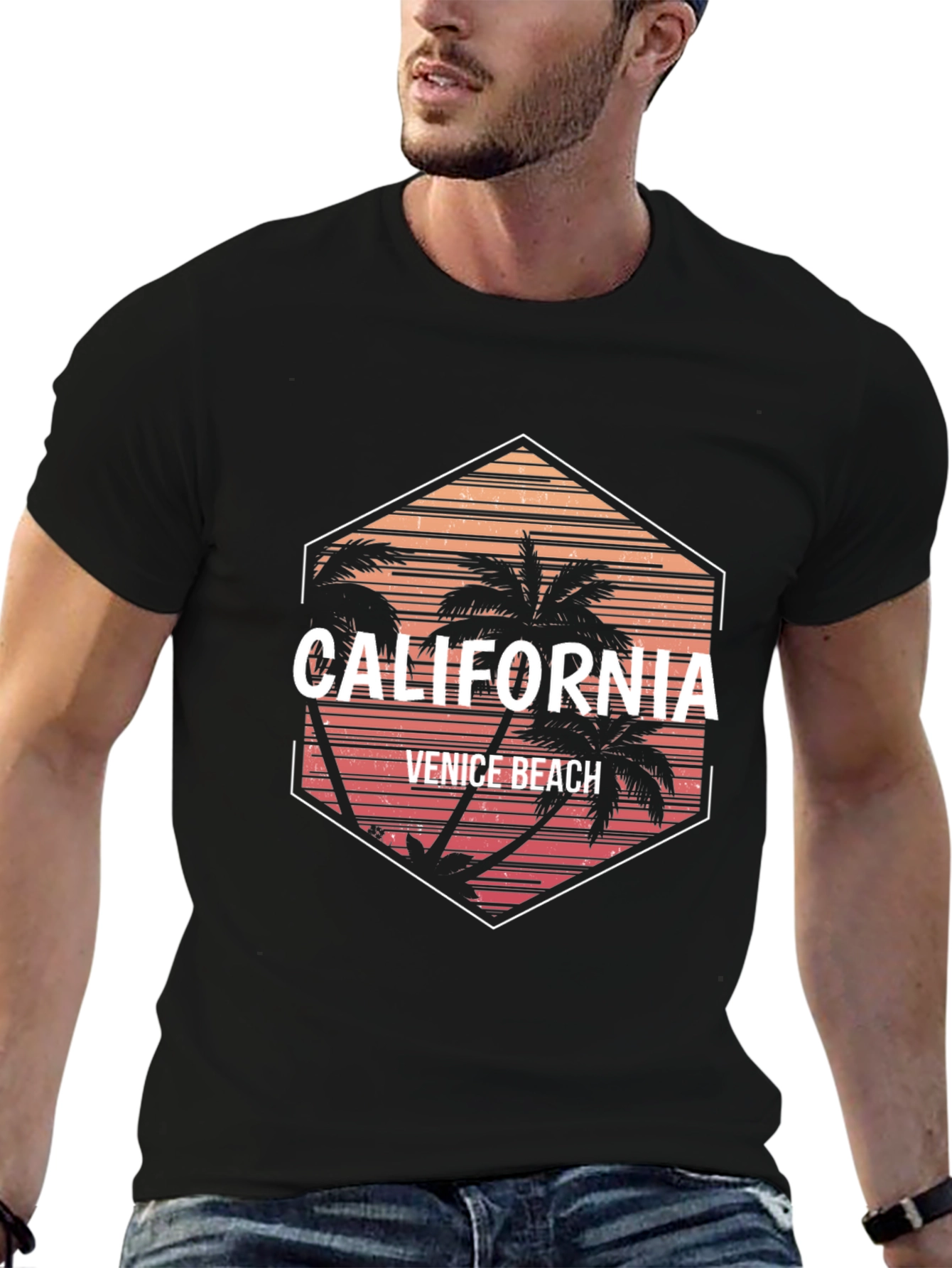 California Venice Beach Graphic Tee
