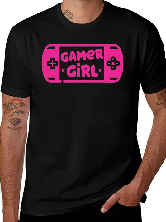 Gamer Girl Tee - Pink Console Graphic T-Shirt