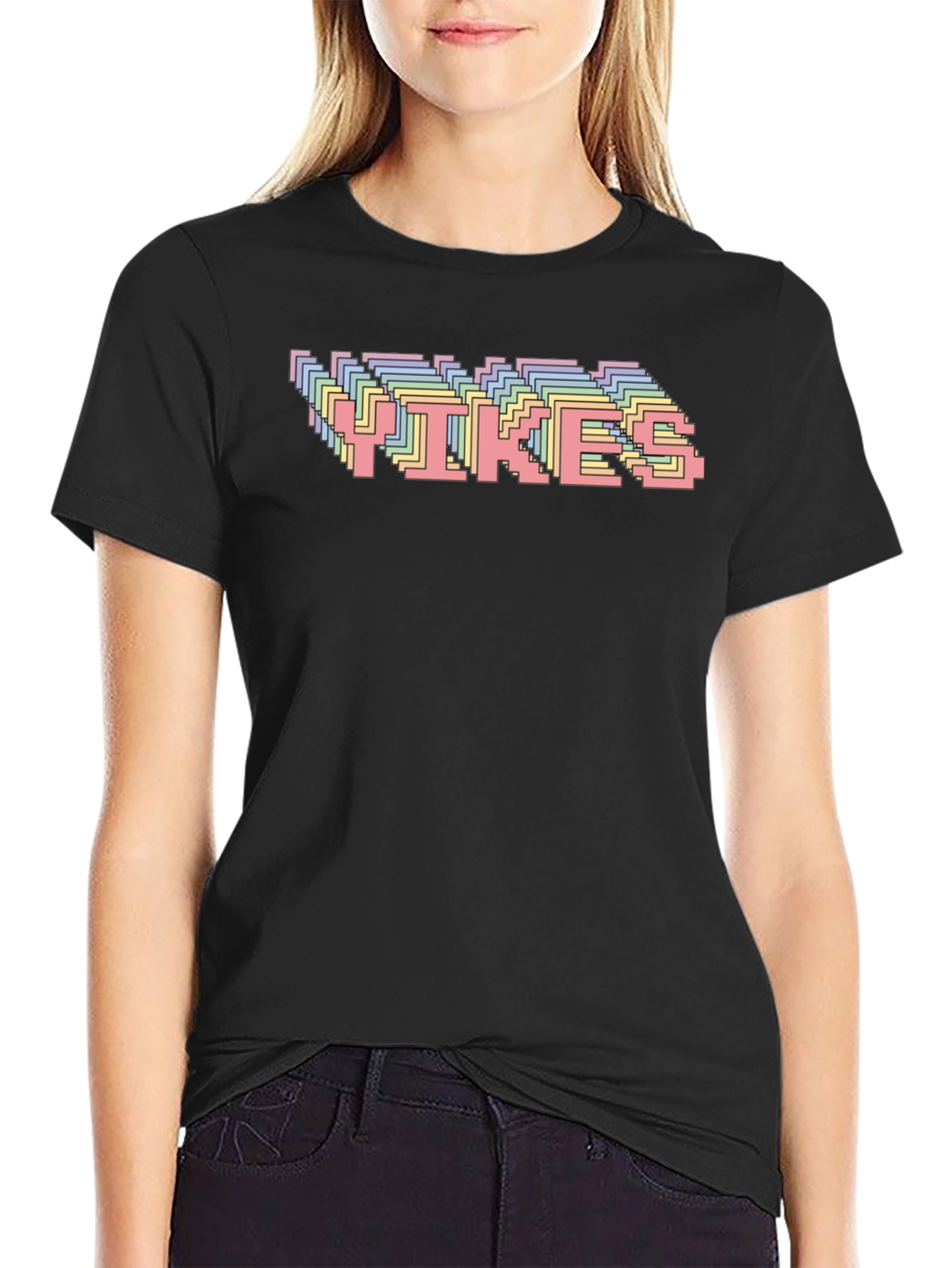 Yikes Retro Graphic Print Tee