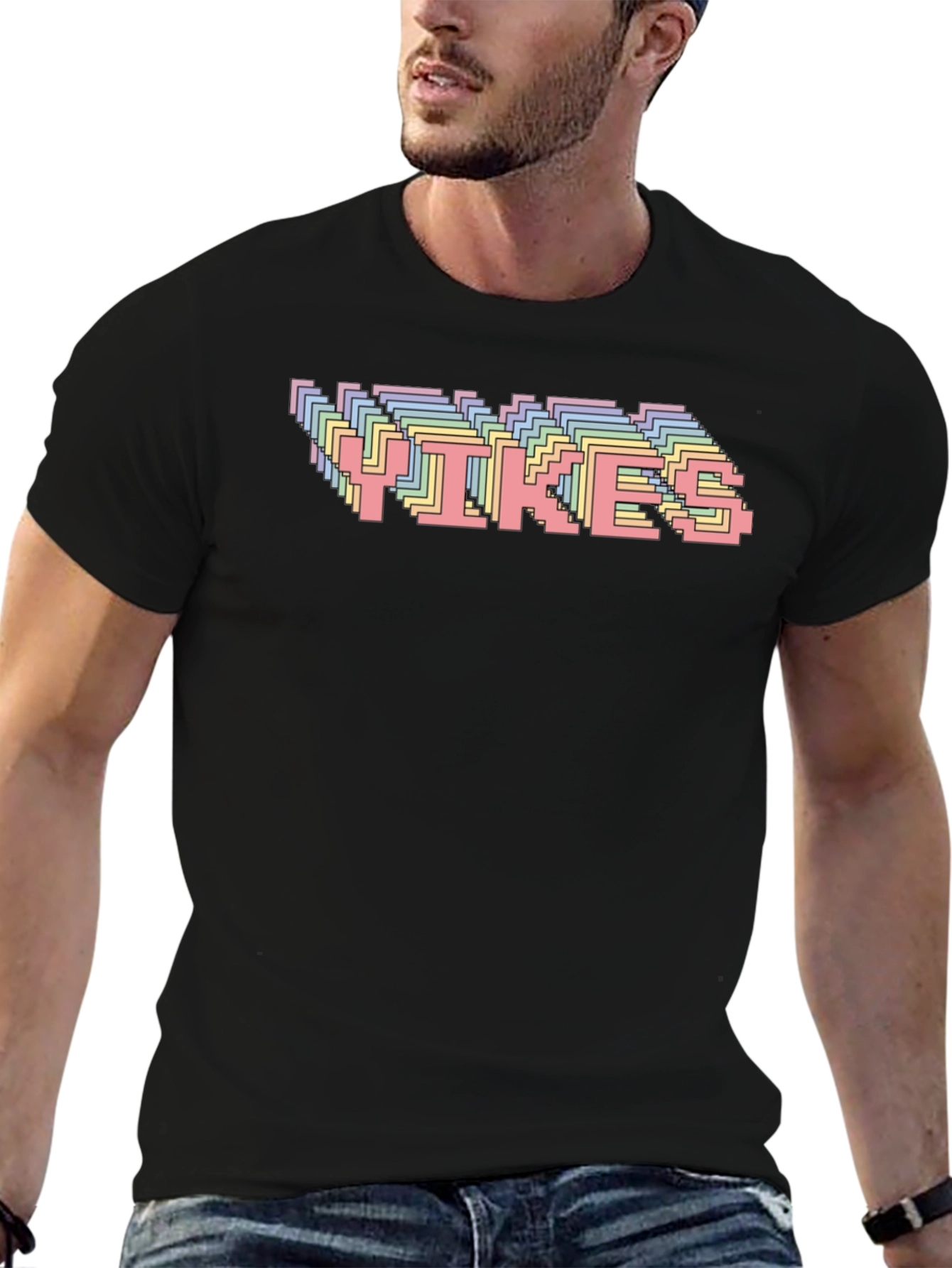 Yikes Retro Graphic Print Tee
