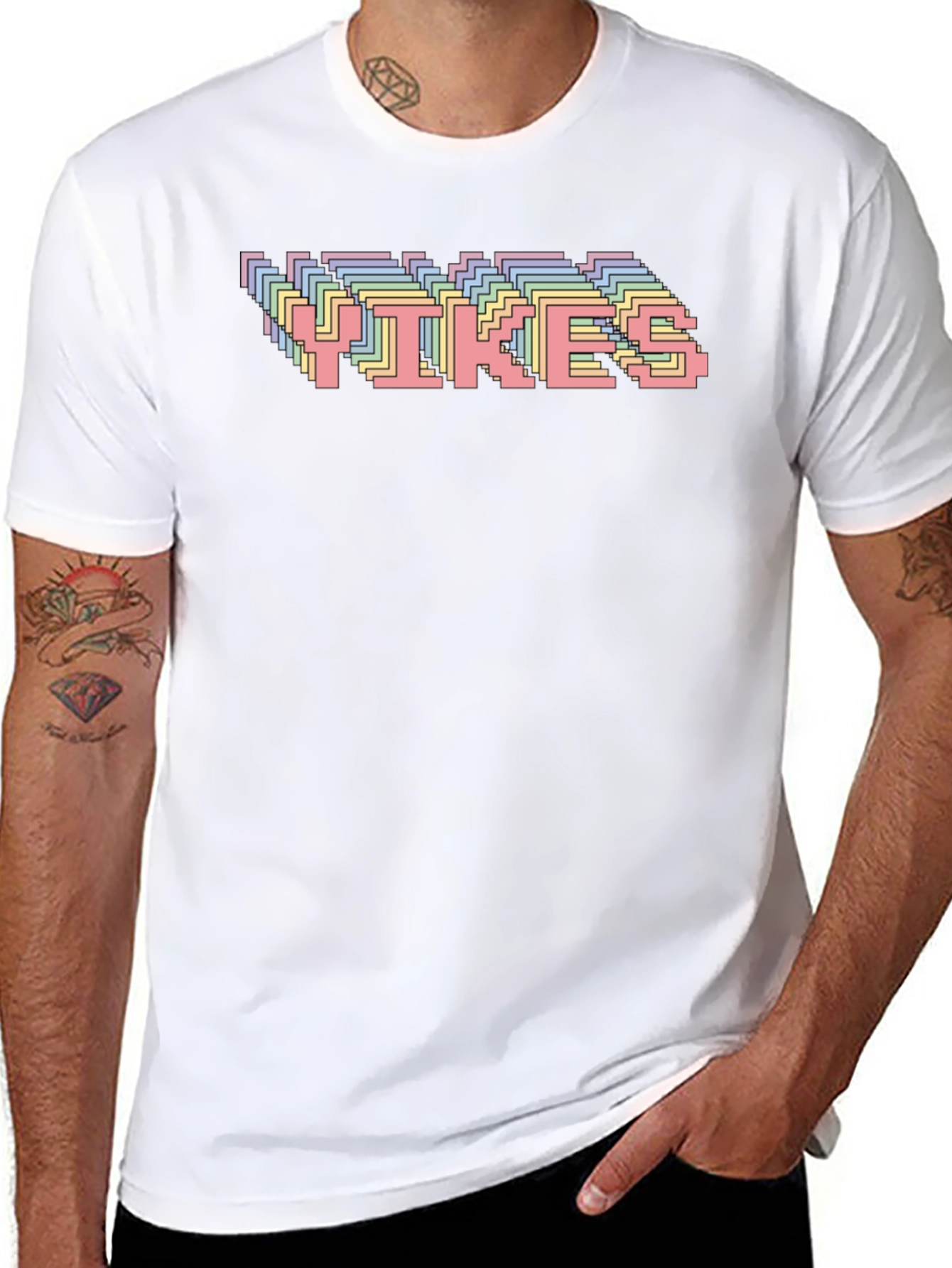 Yikes Retro Graphic Print Tee