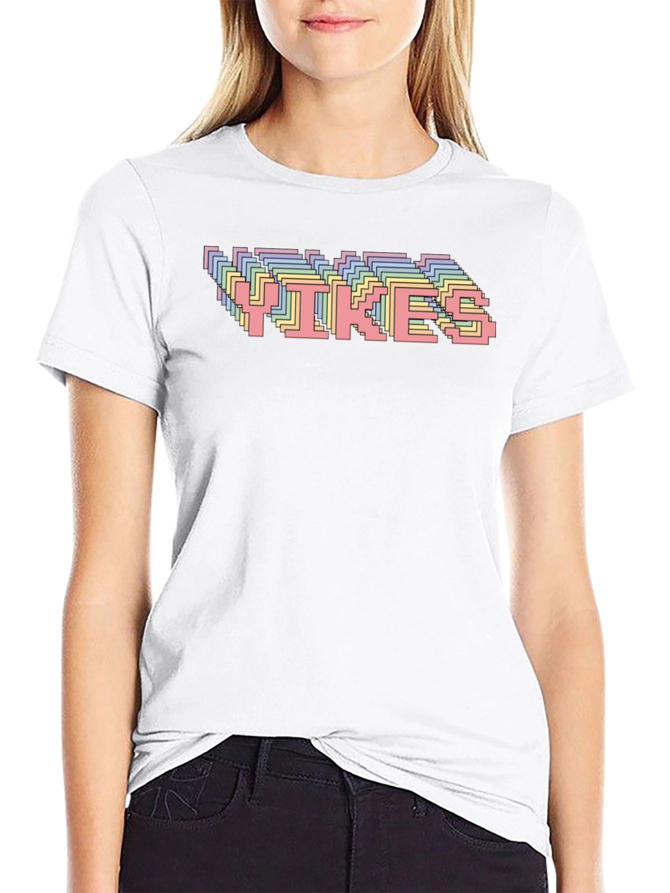 Yikes Retro Graphic Print Tee