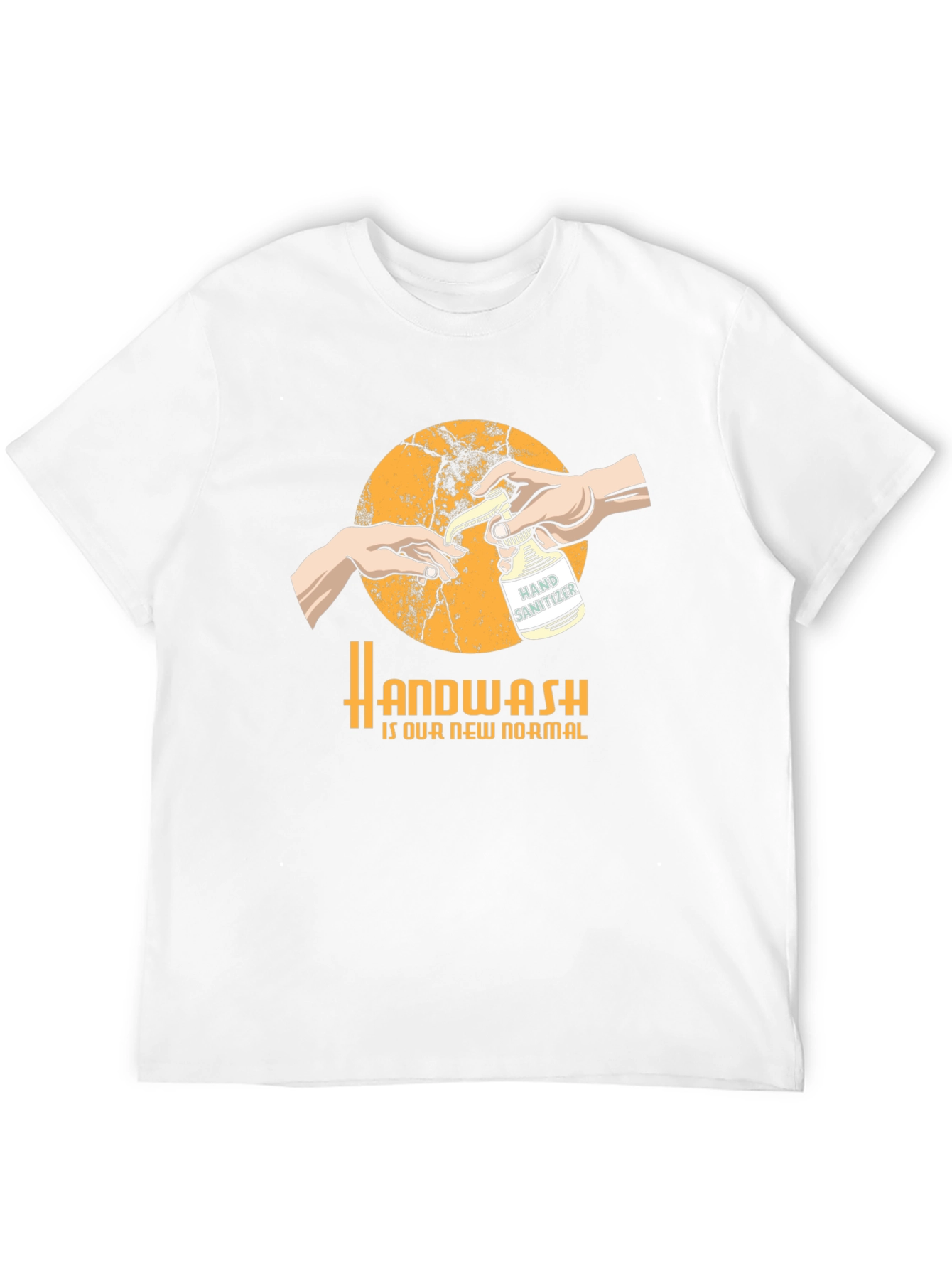 Handwash is Our New Normal Black T-Shirt