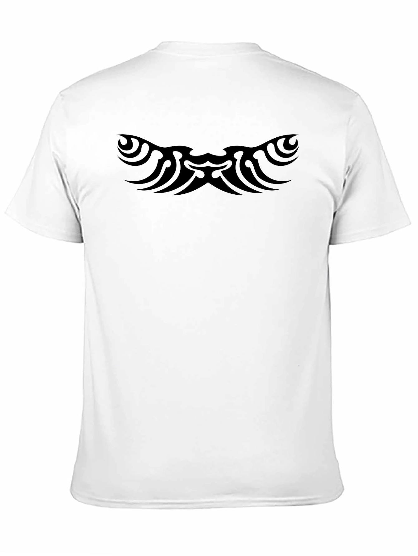 Tribal Tattoo Design Black T-Shirt - Casual Comfort