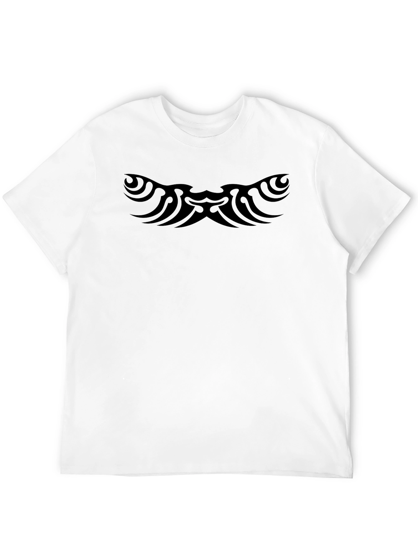 Tribal Tattoo Design Black T-Shirt - Casual Comfort