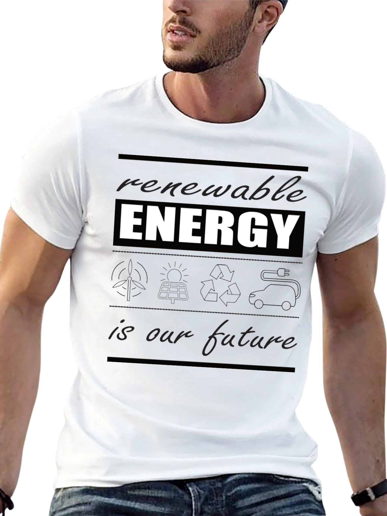 Renewable Energy T-Shirt - Eco-Friendly Future