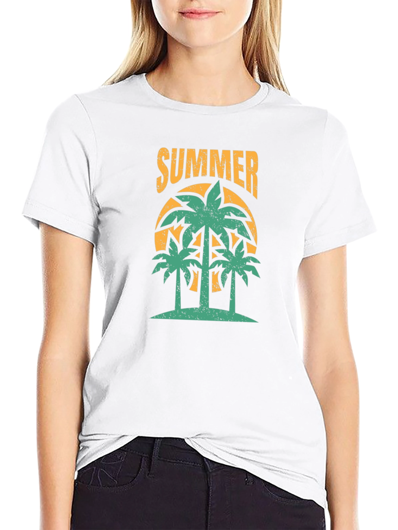 Summer Palm Tree Graphic Tee