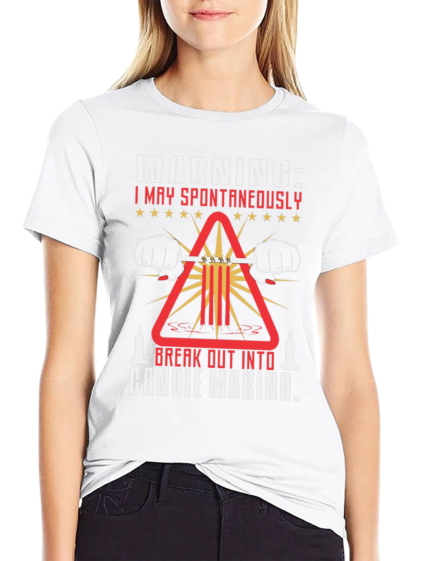 Warning: I May Spontaneously Make Candles T-Shirt